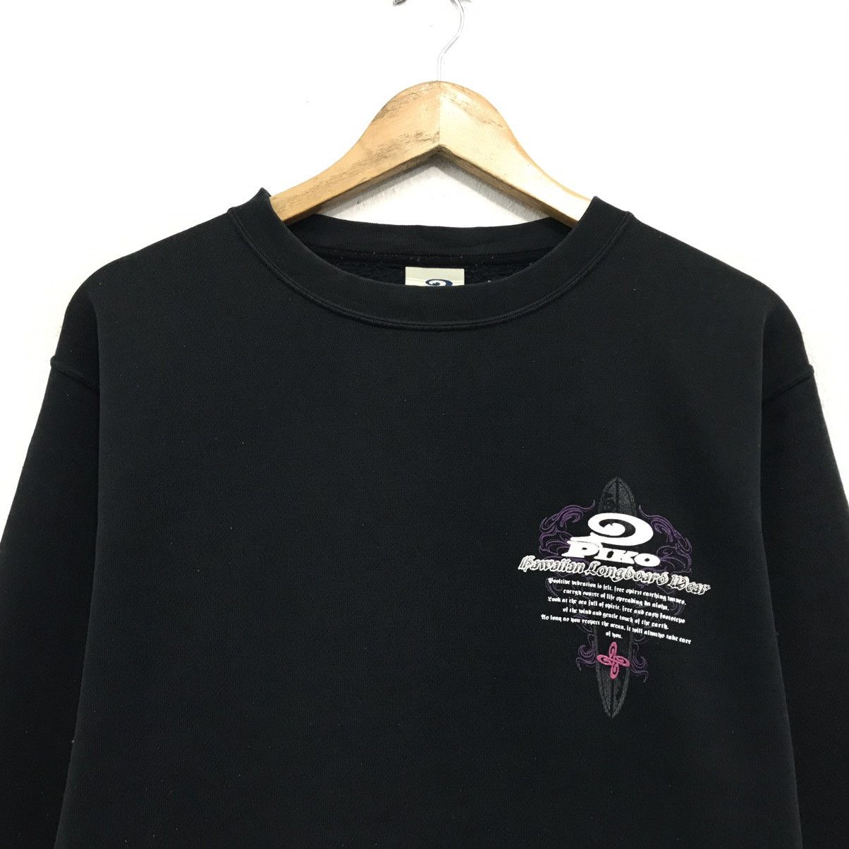Vintage Vintage Piko Sweatshirt Crewneck Biglogo Hawaii Longboard Size US M / EU 48-50 / 2 - 4 Thumbnail