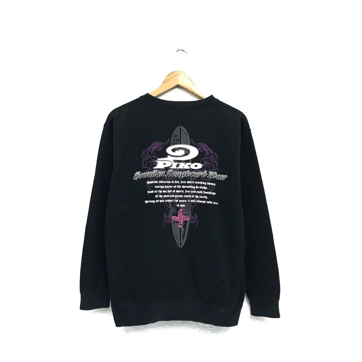 Vintage Vintage Piko Sweatshirt Crewneck Biglogo Hawaii Longboard Size US M / EU 48-50 / 2 - 3 Thumbnail
