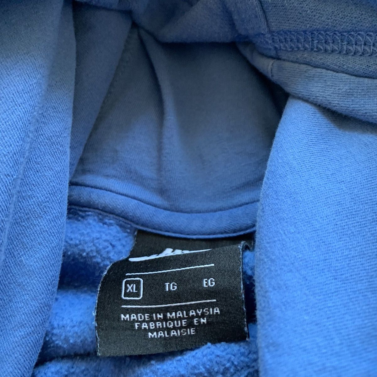 Nike × Vintage Vintage 2000s Nike Embroidered Swoosh Pullover Hoodie XS Size US XS / EU 42 / 0 - 6 Thumbnail