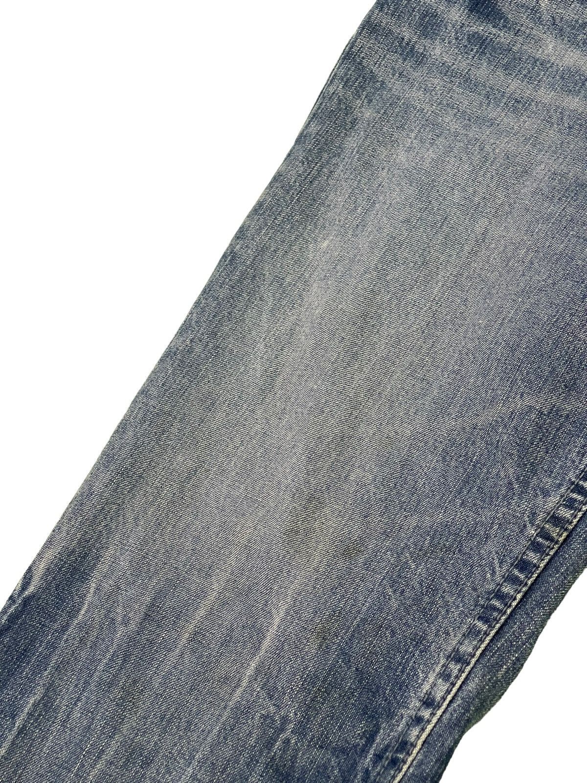 Japanese Brand Flare Jeans London Denim Acid Wash Low Rise Boot Cut 4🟦4 Size US 31 - 18 Thumbnail