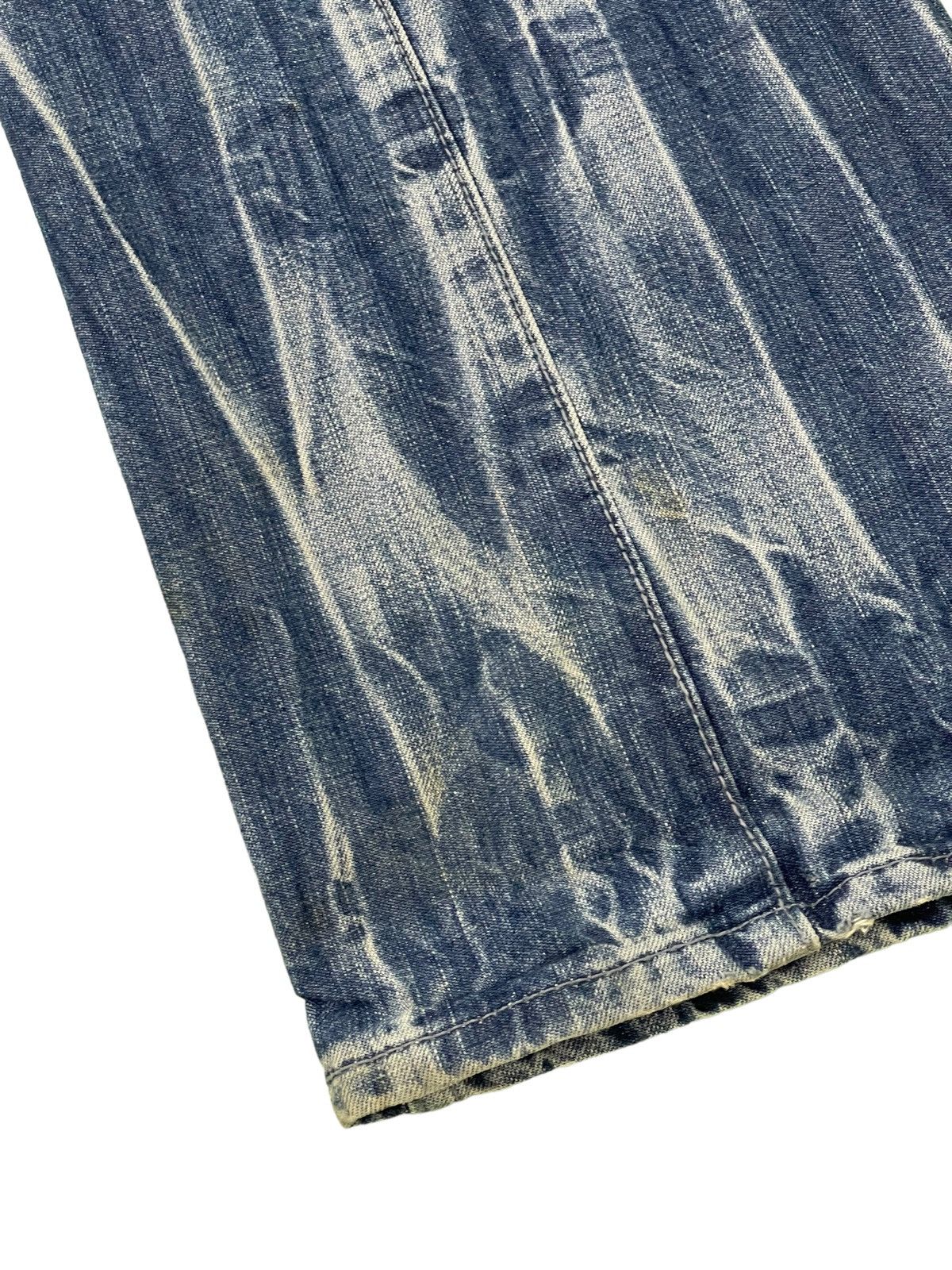 Japanese Brand Flare Jeans London Denim Acid Wash Low Rise Boot Cut 4🟦4 Size US 31 - 5 Thumbnail