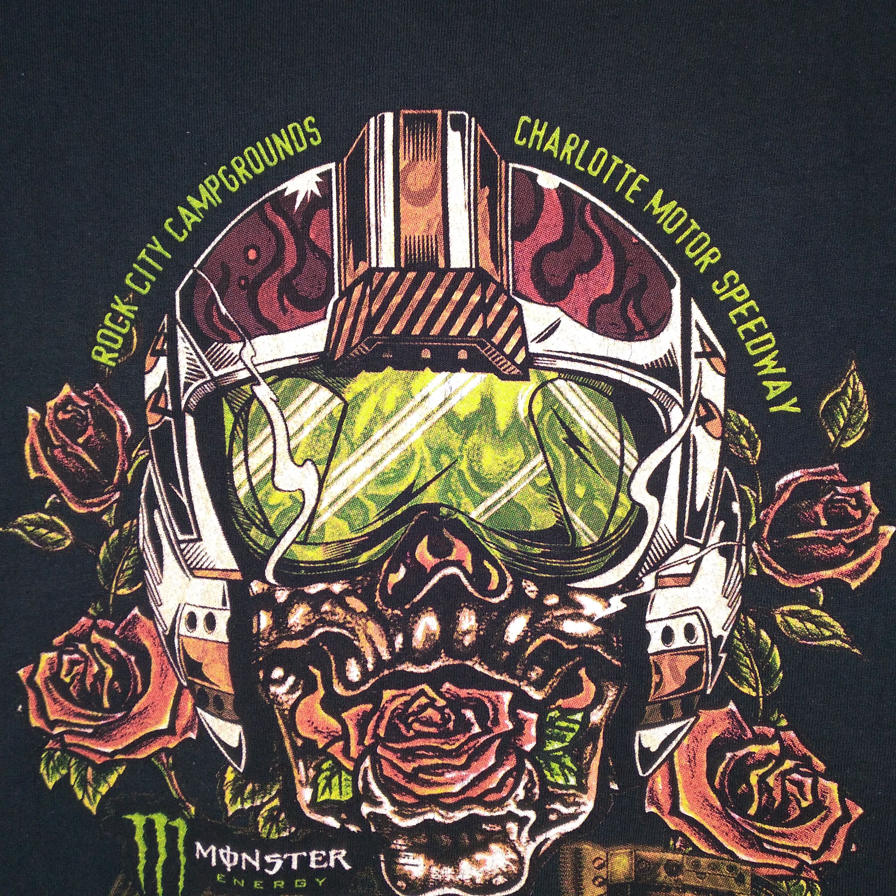Marilyn Manson × Slayer × Slipknot Carolina Rebellion Metal Hardcore Band Tour Concert Tee Size US XL / EU 56 / 4 - 3 Thumbnail