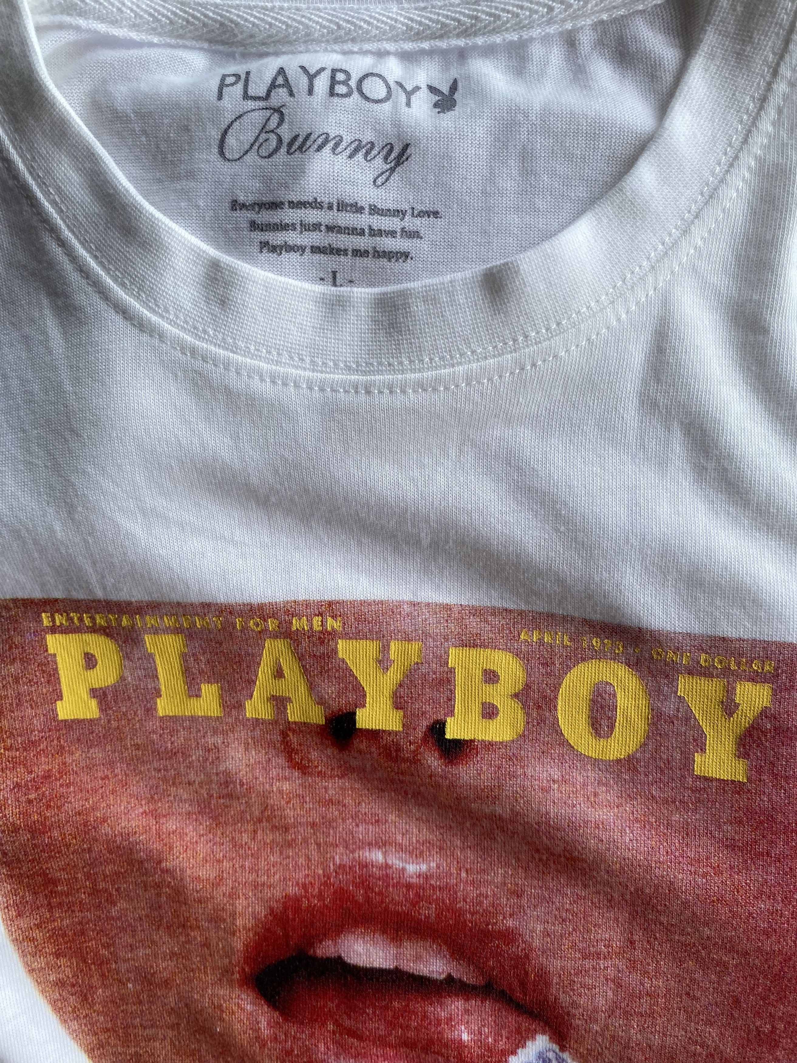 Playboy 💥PLAYBOY bunny brand tee shirt Size US L / EU 52-54 / 3 - 2 Thumbnail