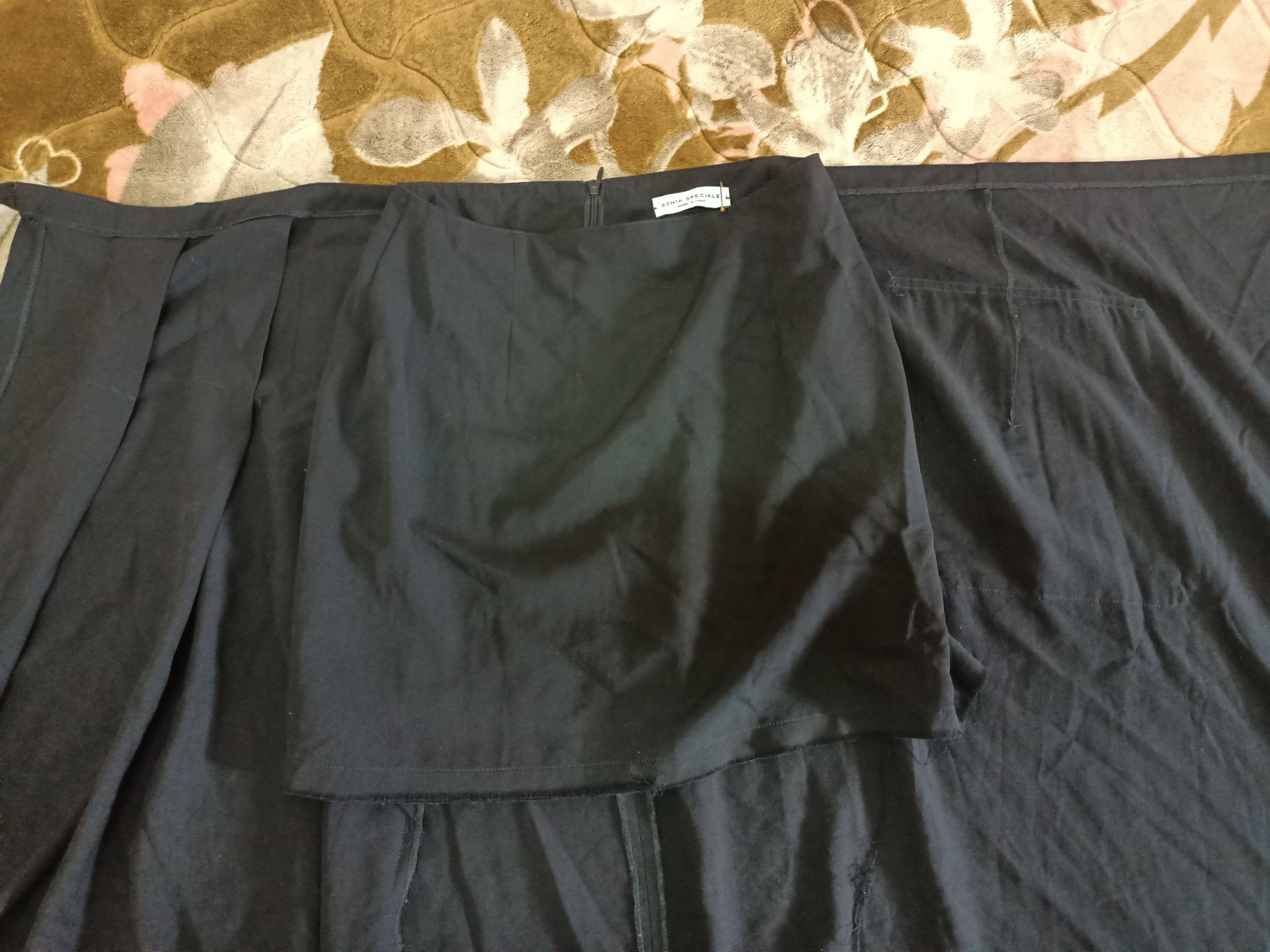 Sonia Rykiel Rare Design Sonia Speciale Skirt Made in Italy Size 27" / US 4 / IT 40 - 8 Thumbnail