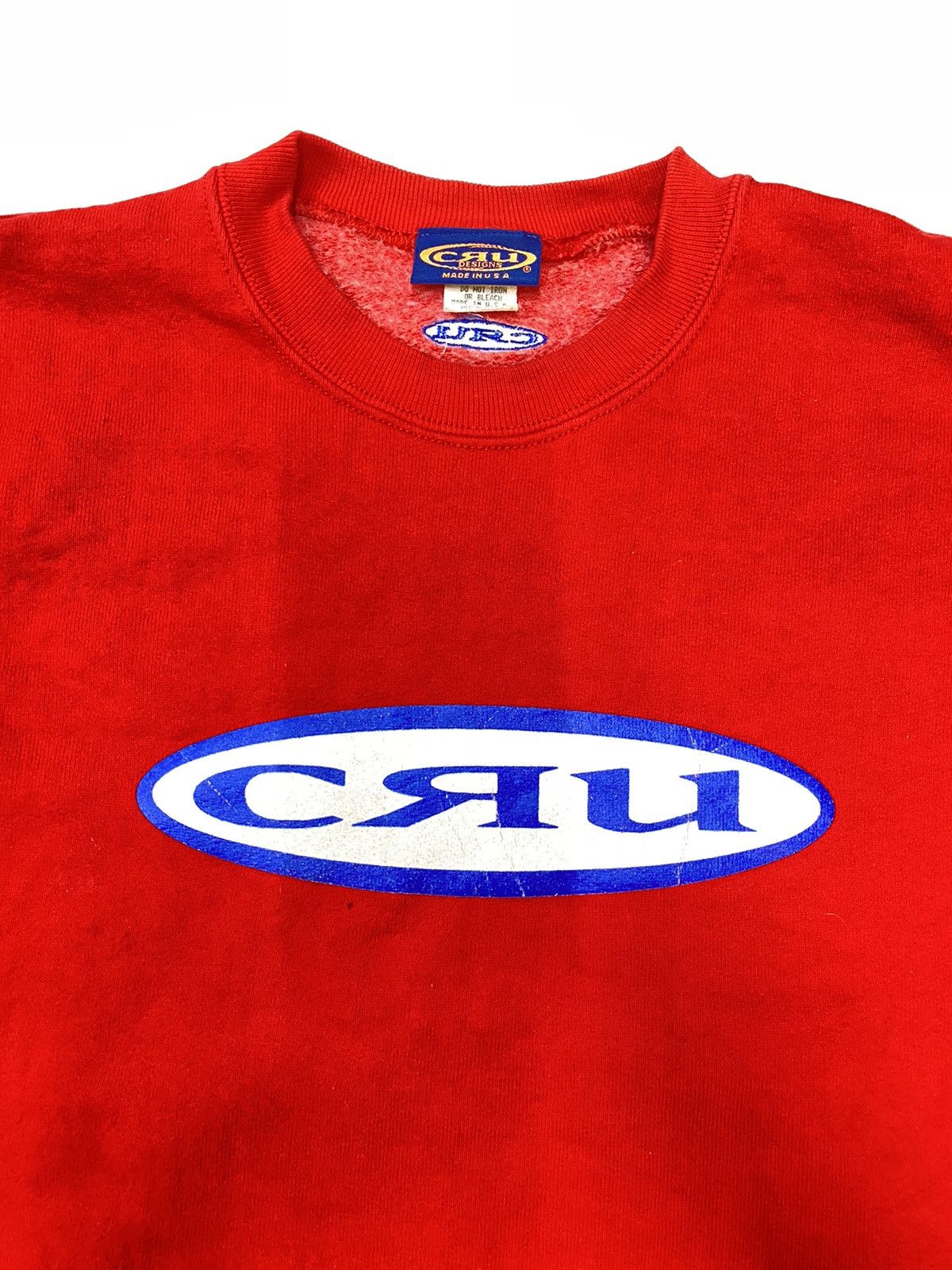 Vintage Vintage CRU Logo Sweatshirt Size US S / EU 44-46 / 1 - 11 Thumbnail