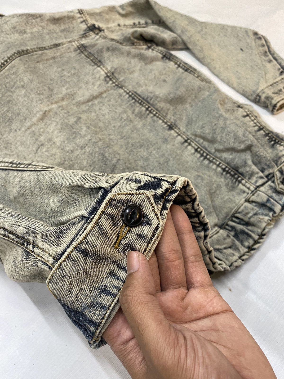 Japanese Brand × Vintage Japanese Brand Graffi Jacket Soft Denim Style Size US M / EU 48-50 / 2 - 10 Thumbnail