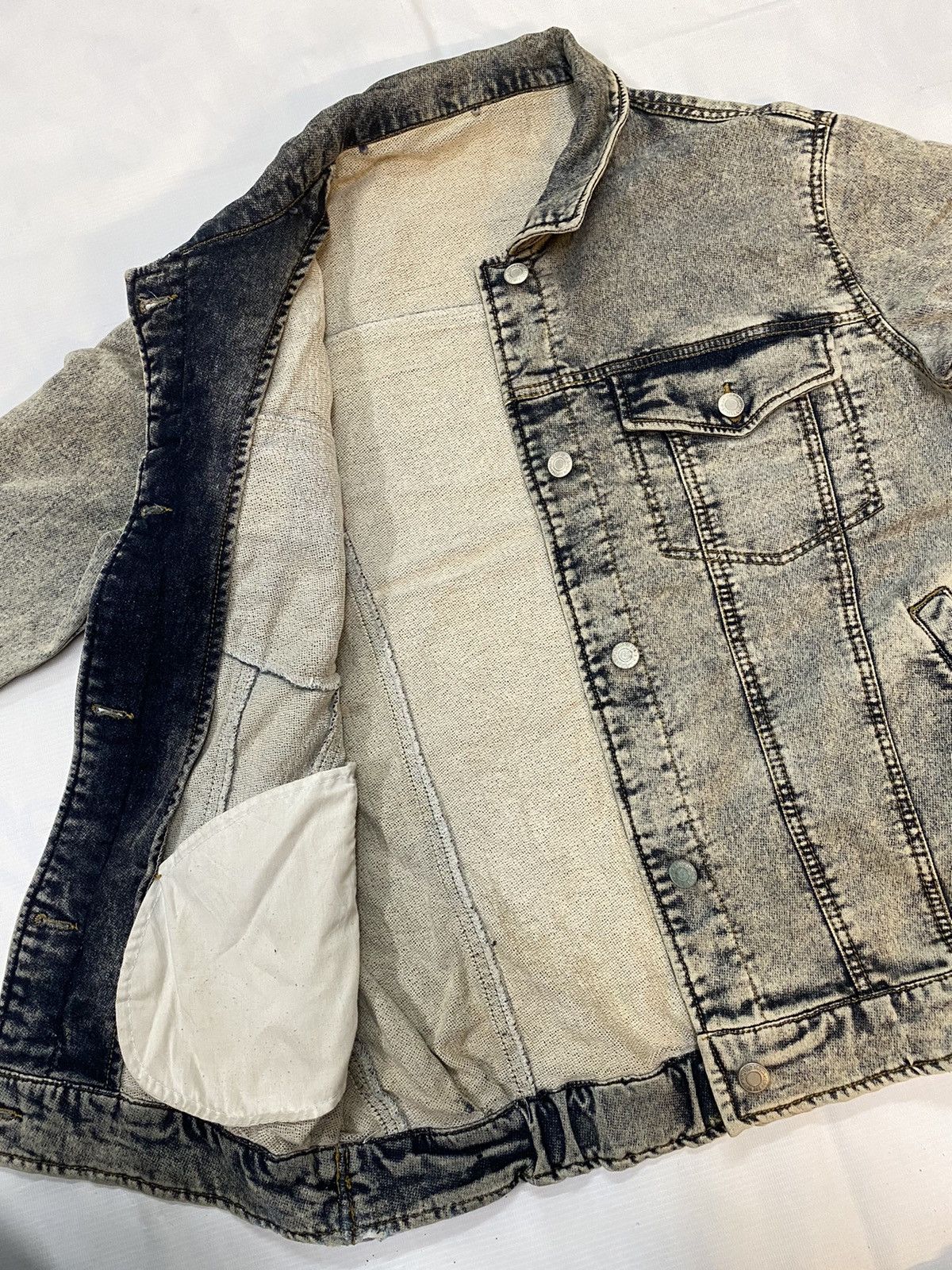 Japanese Brand × Vintage Japanese Brand Graffi Jacket Soft Denim Style Size US M / EU 48-50 / 2 - 5 Thumbnail