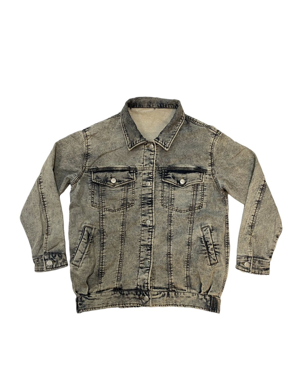 Japanese Brand × Vintage Japanese Brand Graffi Jacket Soft Denim Style Size US M / EU 48-50 / 2 - 1 Thumbnail