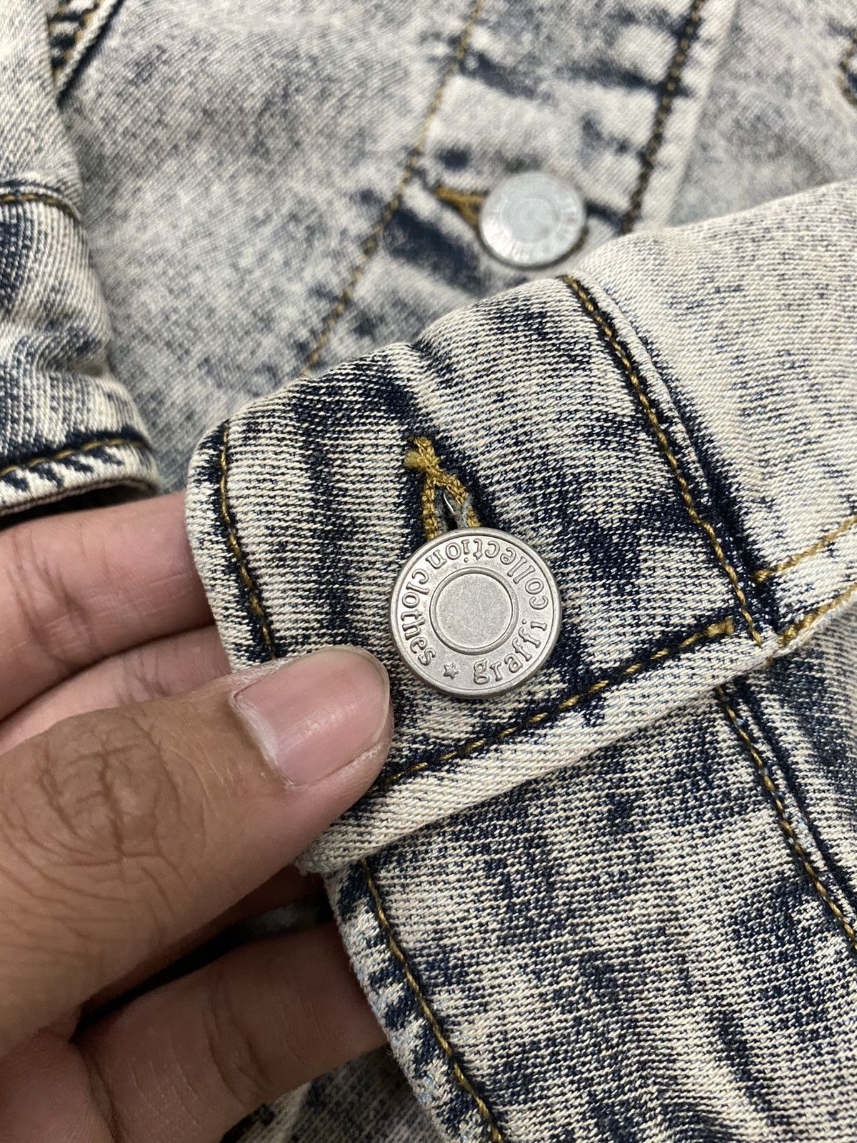 Japanese Brand × Vintage Japanese Brand Graffi Jacket Soft Denim Style Size US M / EU 48-50 / 2 - 4 Thumbnail