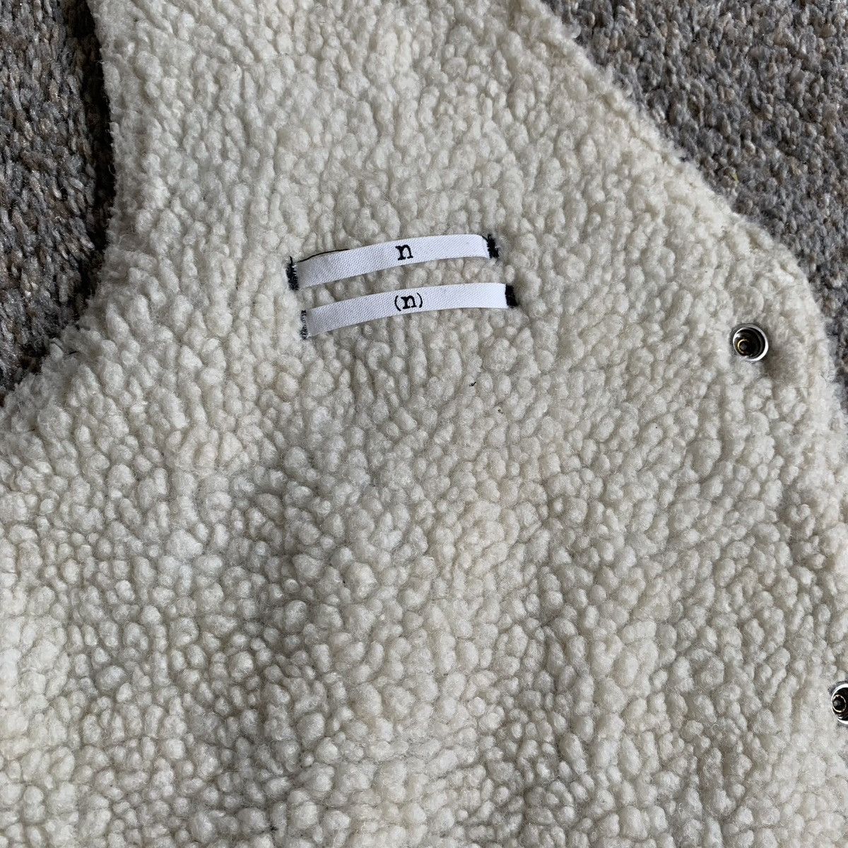 Number (N)ine Number (N)ine aw08 fleece Sherpa black vest Size US M / EU 48-50 / 2 - 4 Thumbnail