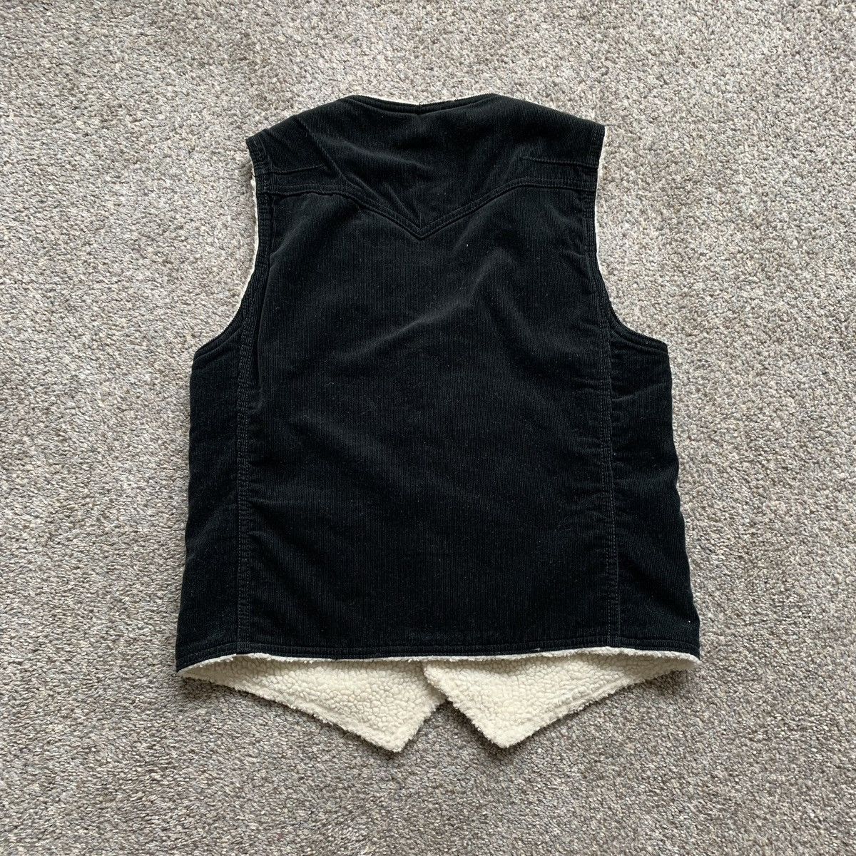 Number (N)ine Number (N)ine aw08 fleece Sherpa black vest Size US M / EU 48-50 / 2 - 2 Thumbnail