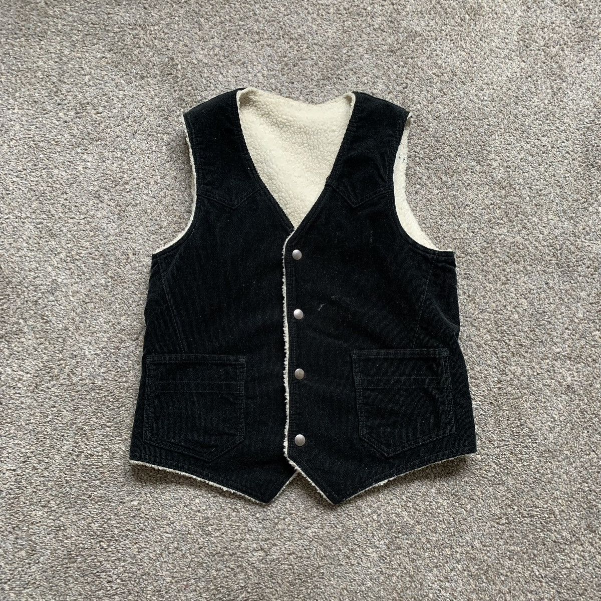 Number (N)ine Number (N)ine aw08 fleece Sherpa black vest Size US M / EU 48-50 / 2 - 1 Thumbnail