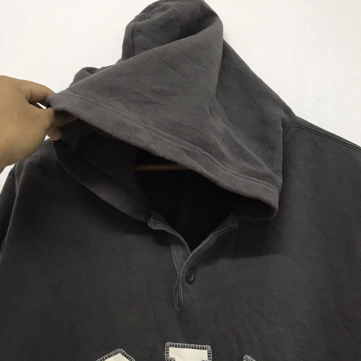 Gap Rare❗️Vintage GAP 2 Button Sweatshirt Hoodie Size US L / EU 52-54 / 3 - 2 Thumbnail