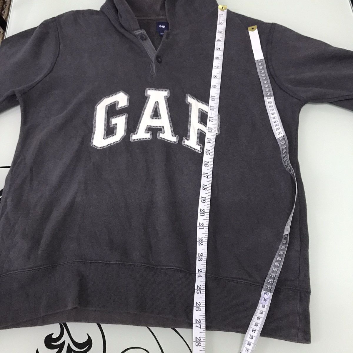 Gap Rare❗️Vintage GAP 2 Button Sweatshirt Hoodie Size US L / EU 52-54 / 3 - 13 Thumbnail