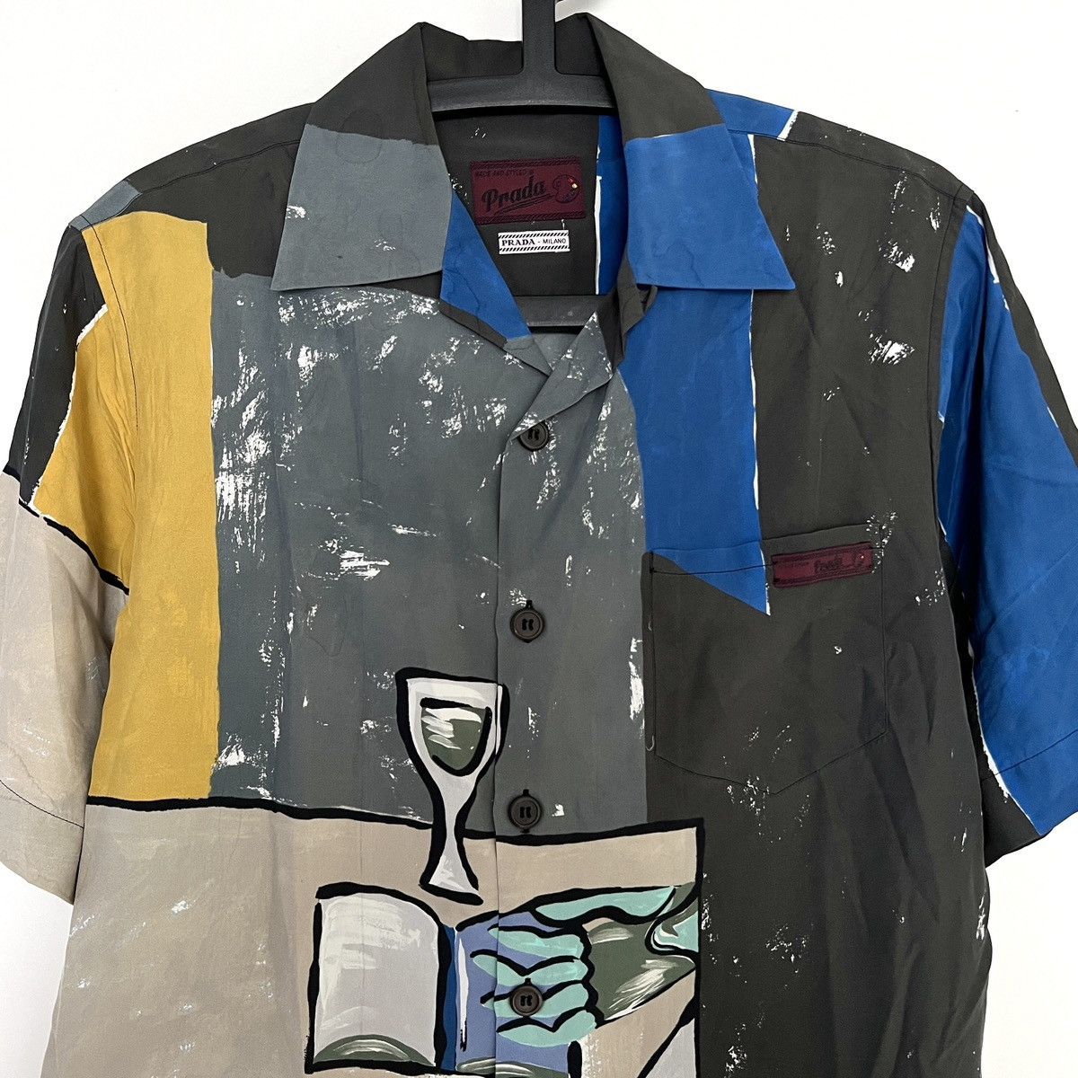 Prada Prada SS17 Camp Collar Painting Shirt | Grailed