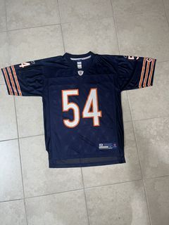 Vintage Reebok Chicago Bears NFL Brian Urlacher #54 GSH Football Jersey L