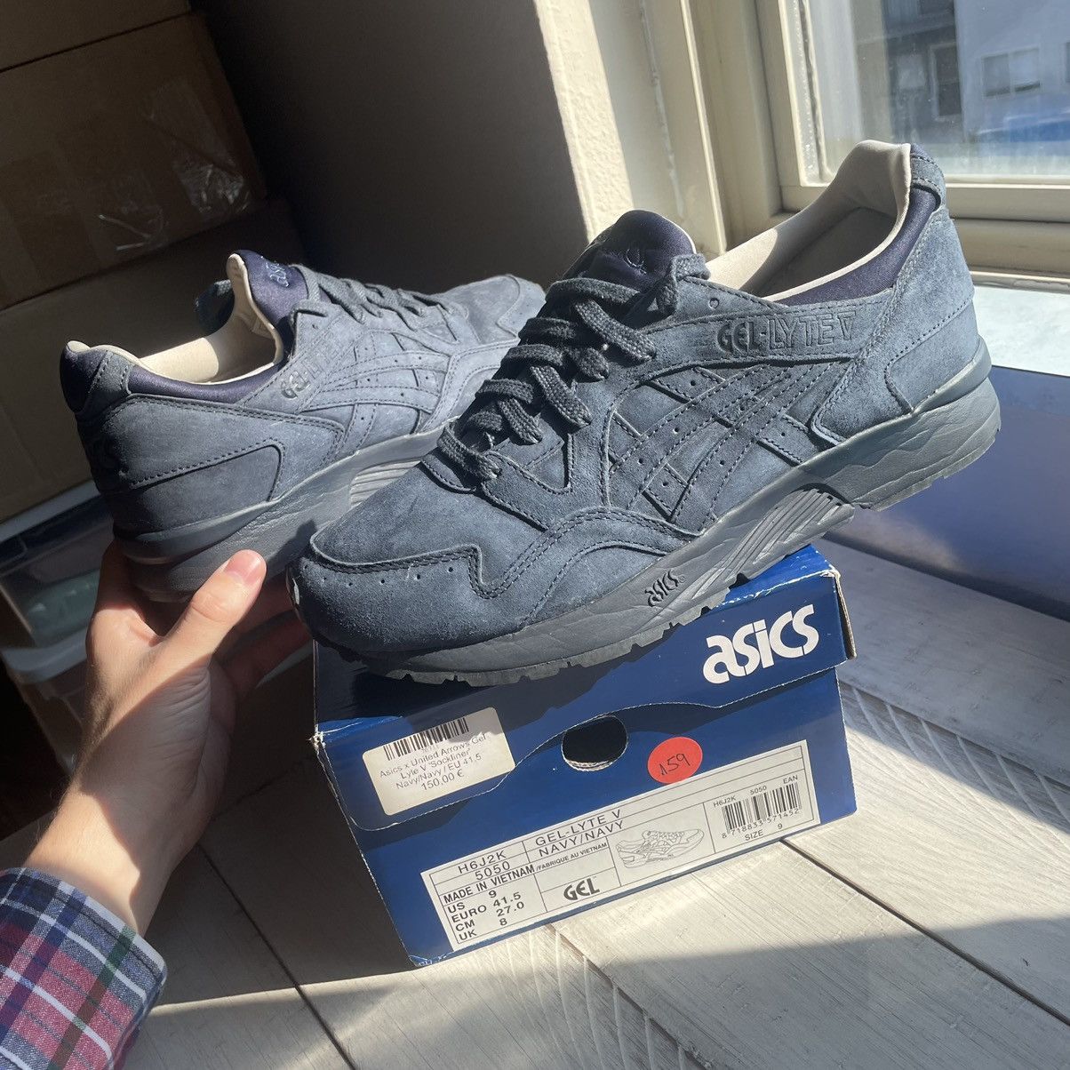 Asics 2016 UNiTED ARROWS & SONS GEL LYTE V 5 iNDiGO H6J2K5050 Size US 9 / EU 42 - 3 Thumbnail