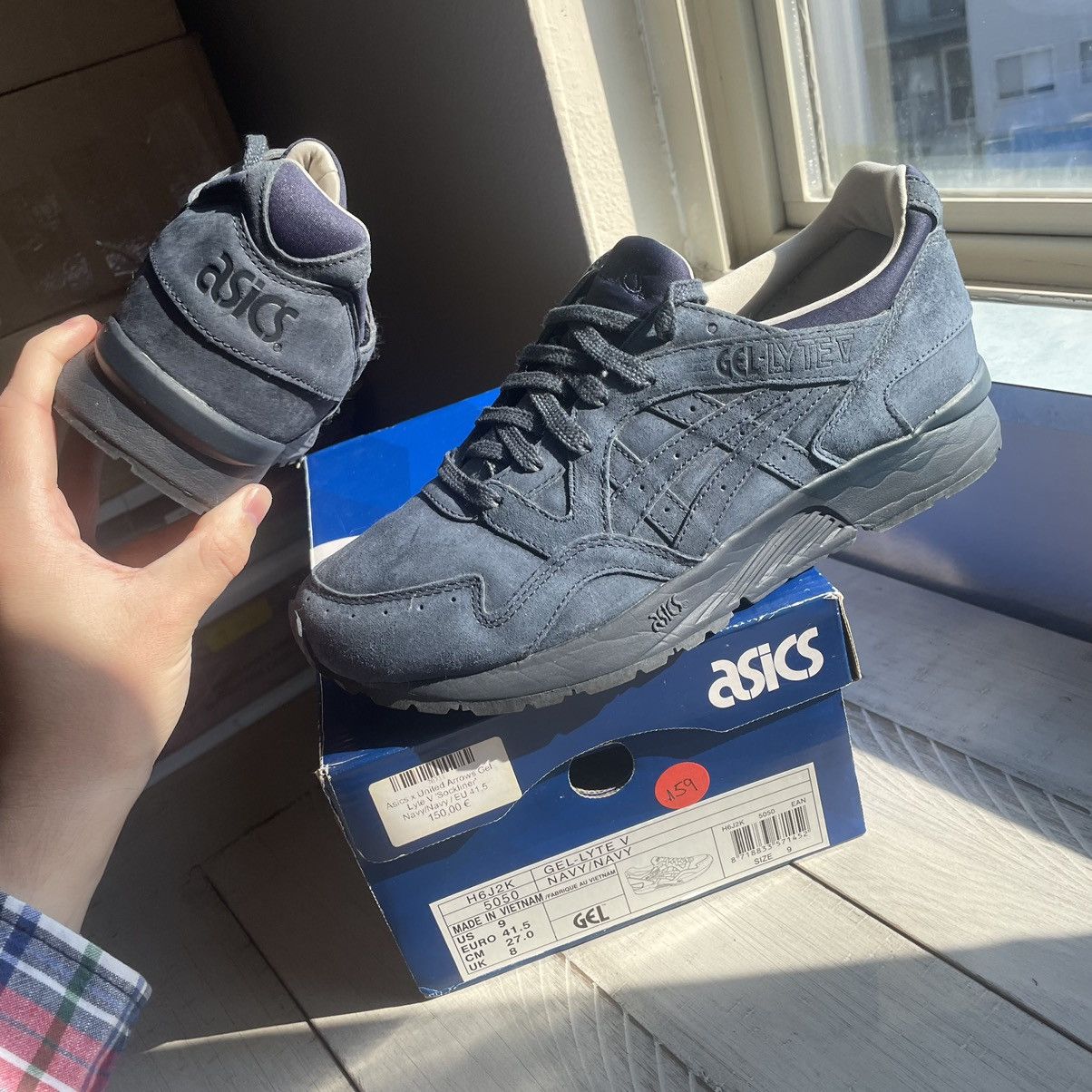 Asics 2016 UNiTED ARROWS & SONS GEL LYTE V 5 iNDiGO H6J2K5050 Size US 9 / EU 42 - 2 Thumbnail