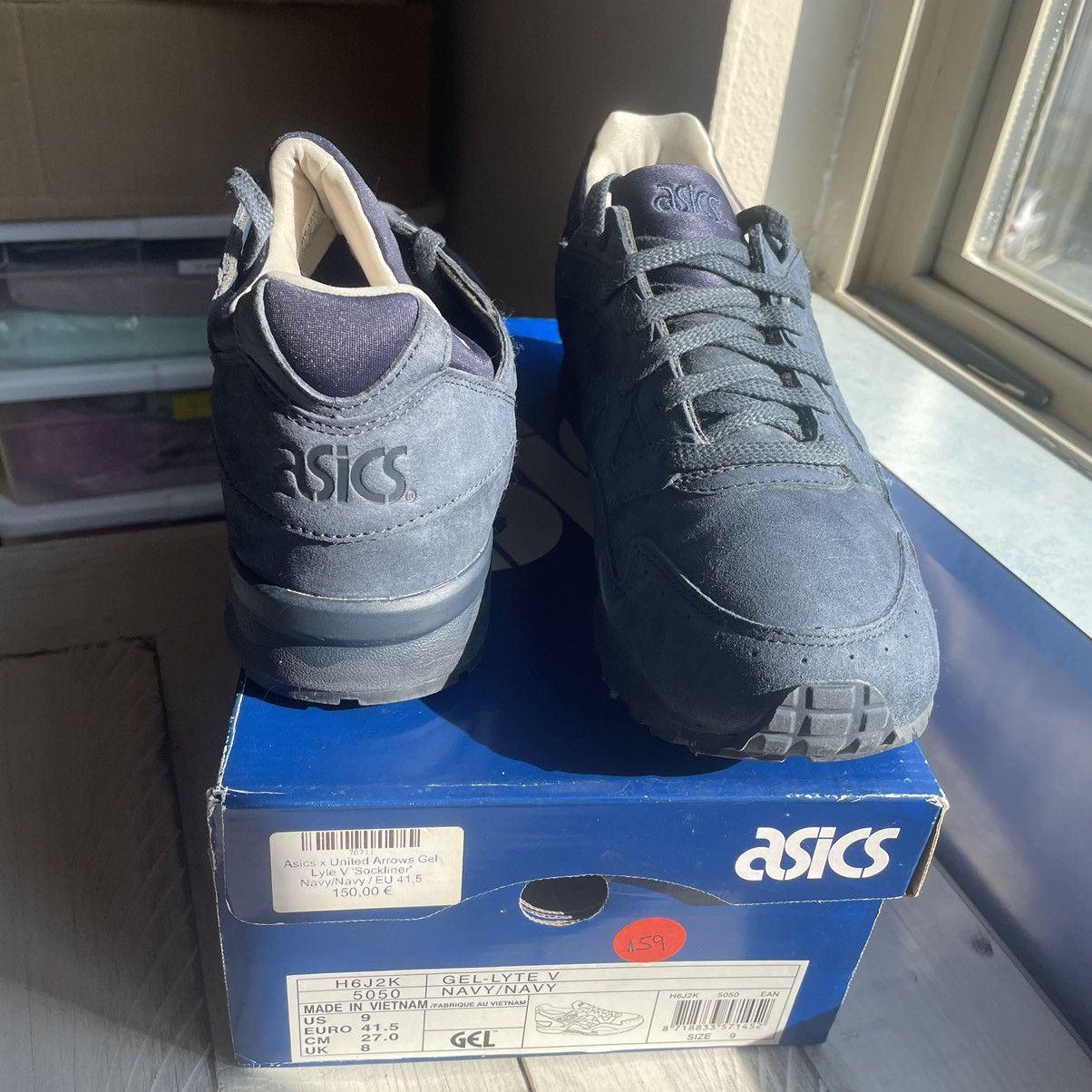 Asics 2016 UNiTED ARROWS & SONS GEL LYTE V 5 iNDiGO H6J2K5050 Size US 9 / EU 42 - 5 Thumbnail
