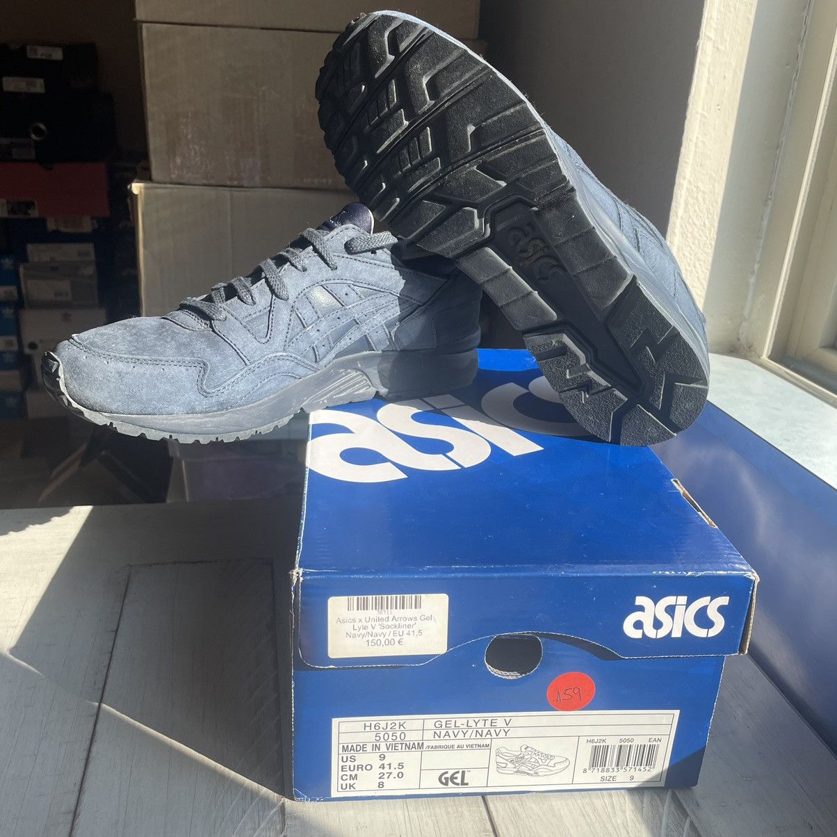 Asics 2016 UNiTED ARROWS & SONS GEL LYTE V 5 iNDiGO H6J2K5050 Size US 9 / EU 42 - 4 Thumbnail