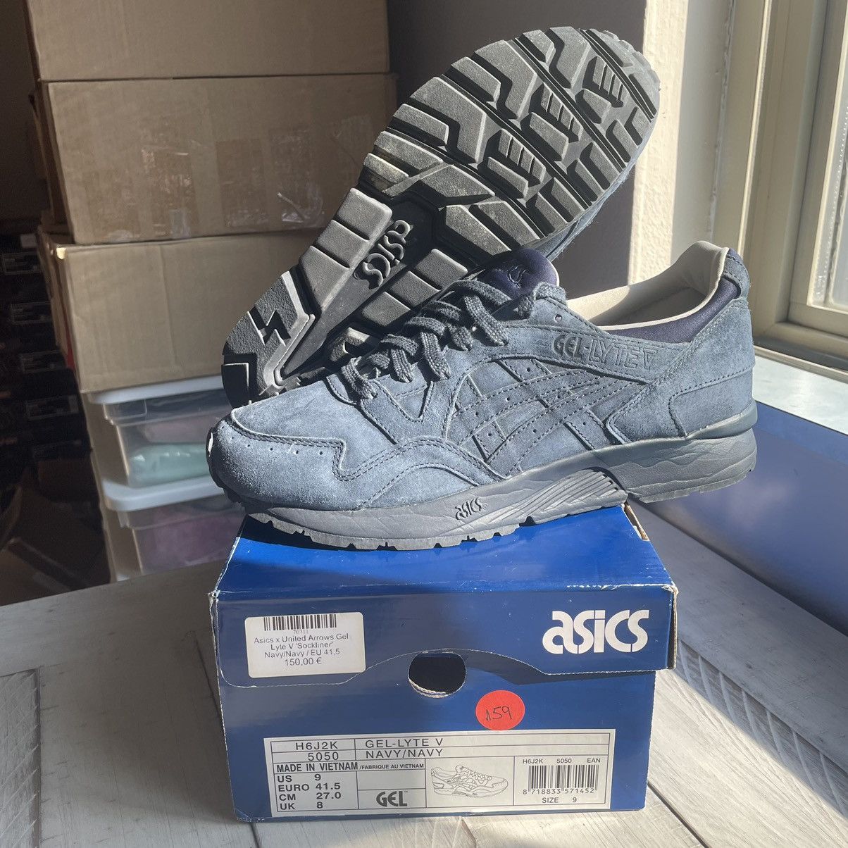 image of Asics x United Arrows 2016 United Arrows & Sons Gel Lyte V 5 Indigo H6J2K5050 Shoes in Navy (Size 9