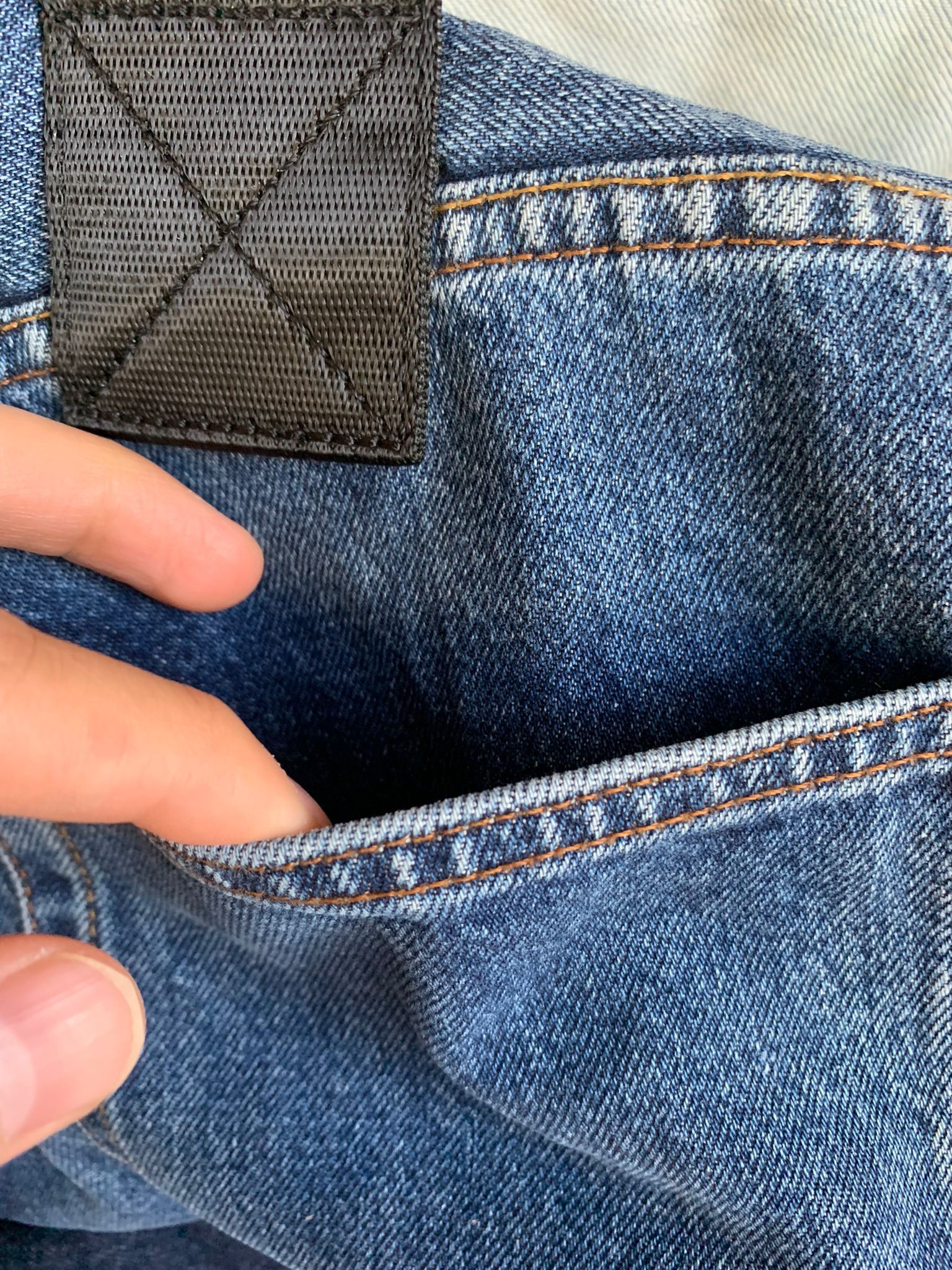Acne Studios Recycled Denim Bag in Blue Size ONE SIZE - 2 Thumbnail
