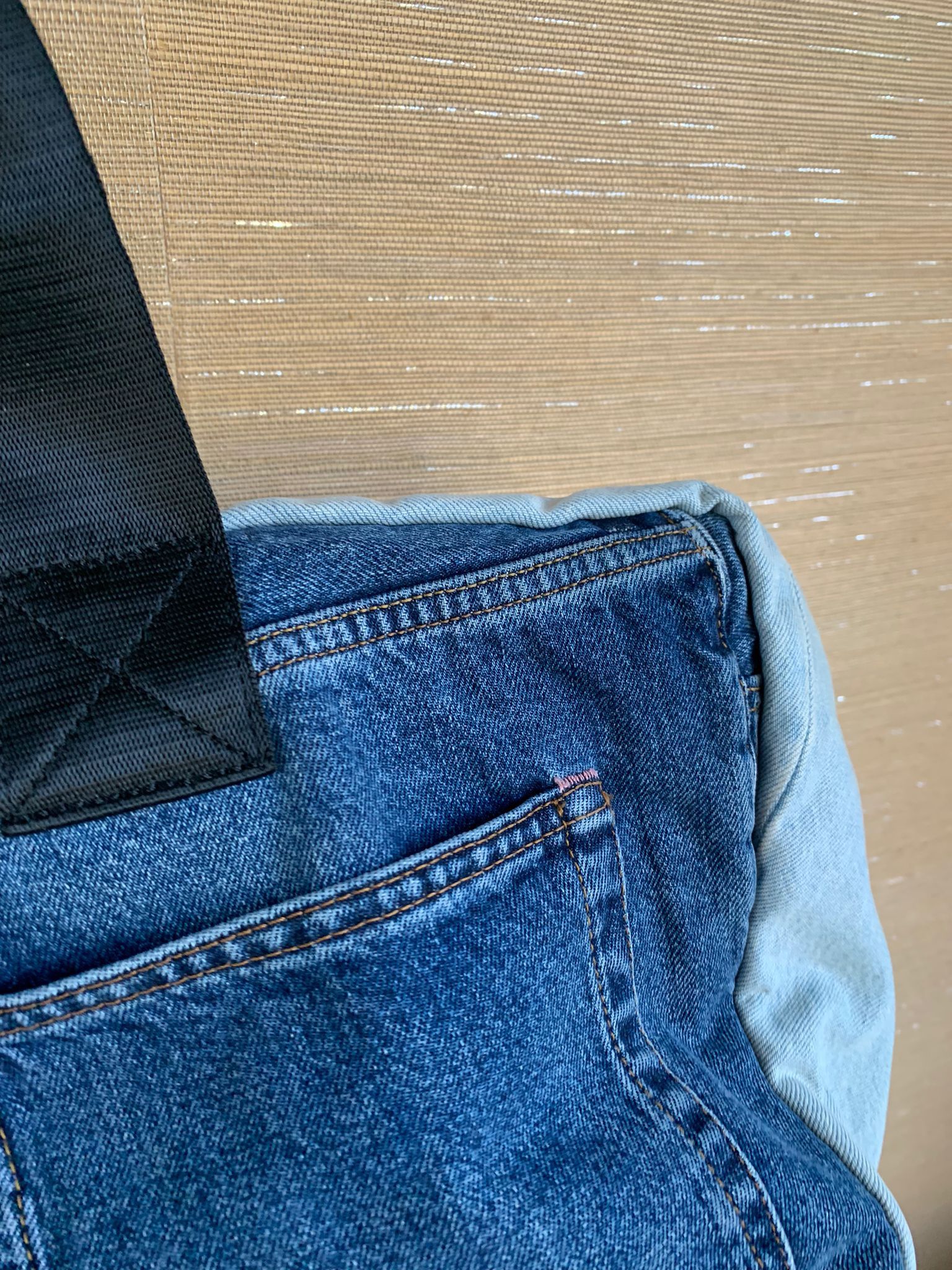 Acne Studios Recycled Denim Bag in Blue Size ONE SIZE - 5 Thumbnail