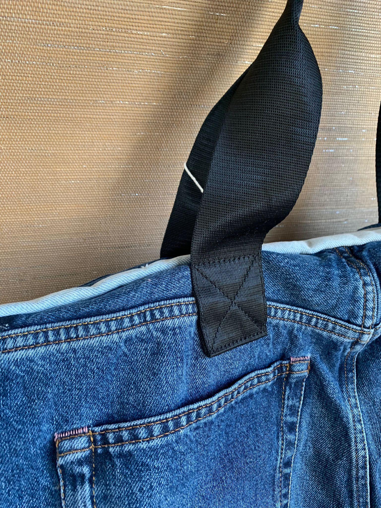 Acne Studios Recycled Denim Bag in Blue Size ONE SIZE - 8 Thumbnail