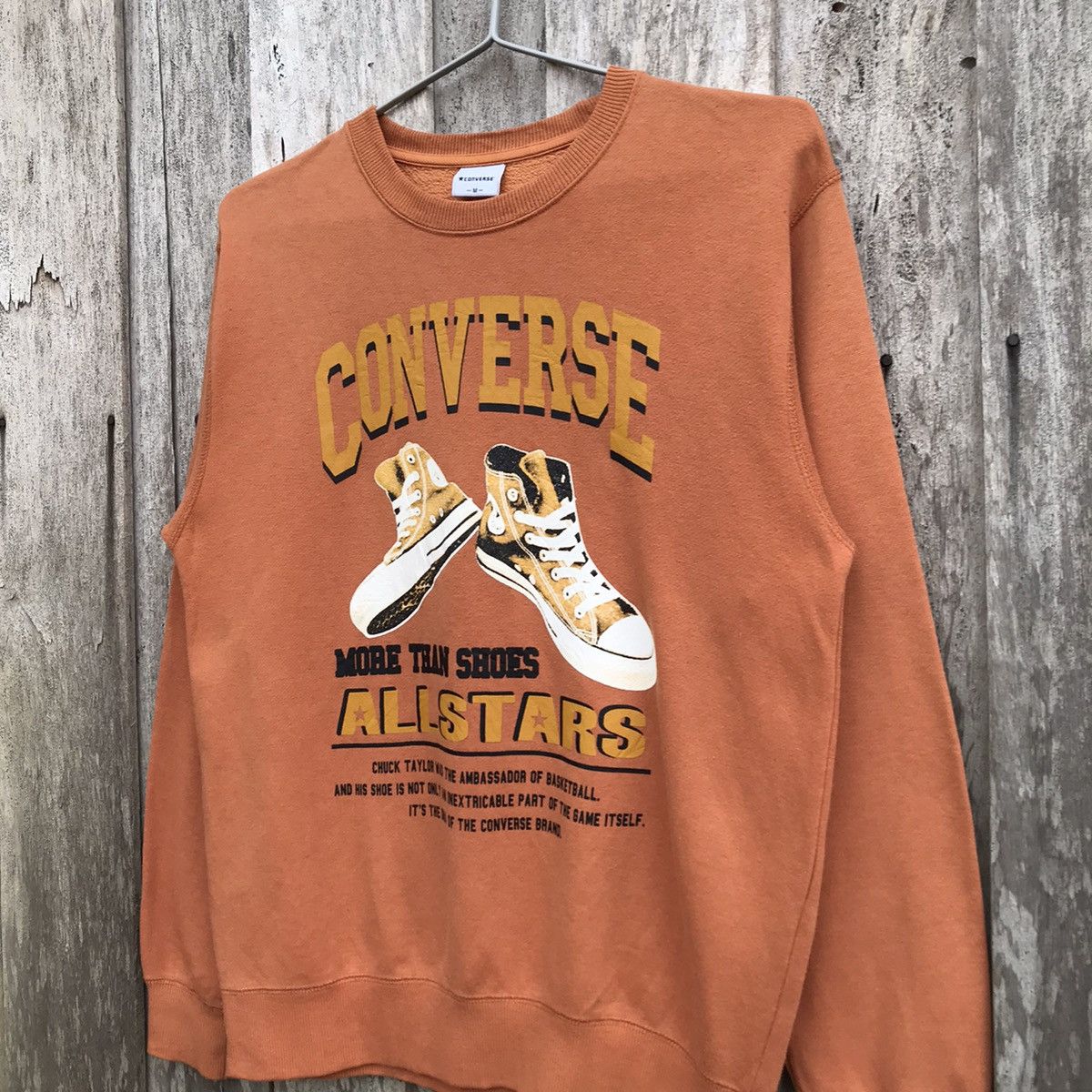 Converse × Vintage Vintage Converse Sweatshirt Spell Out Big Logo Size US M / EU 48-50 / 2 - 3 Thumbnail
