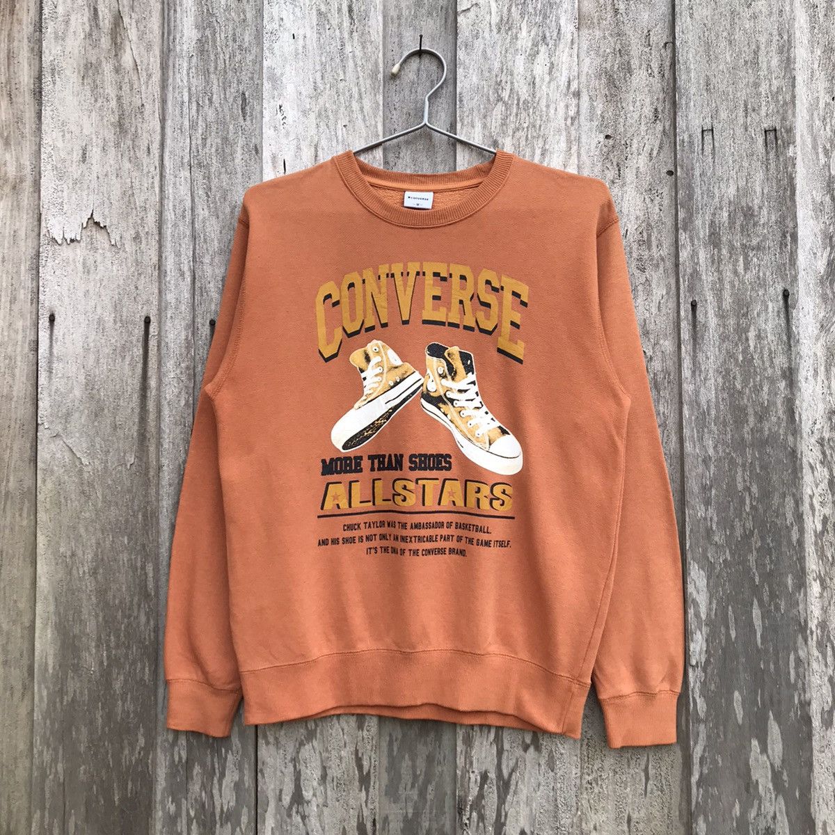 Converse × Vintage Vintage Converse Sweatshirt Spell Out Big Logo Size US M / EU 48-50 / 2 - 1 Thumbnail