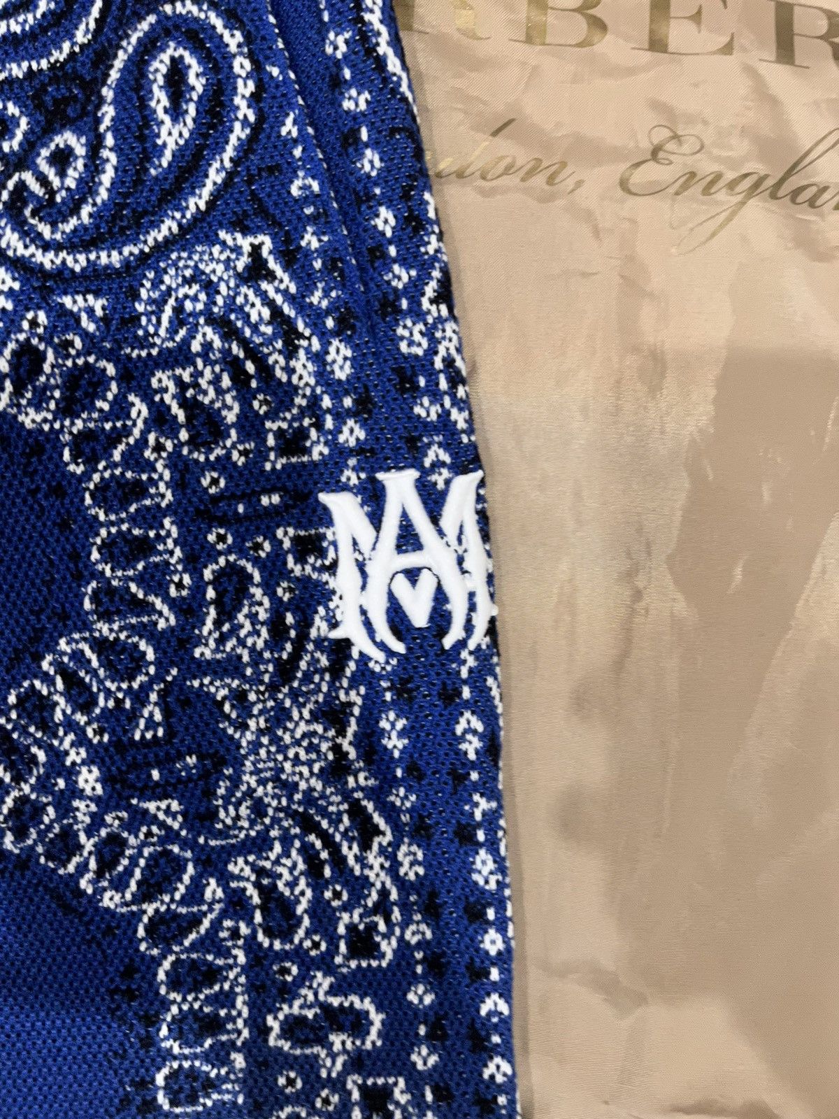 Amiri AMIRI Bandana-print track trousers - Blue size L Size US 34 / EU 50 - 2 Thumbnail