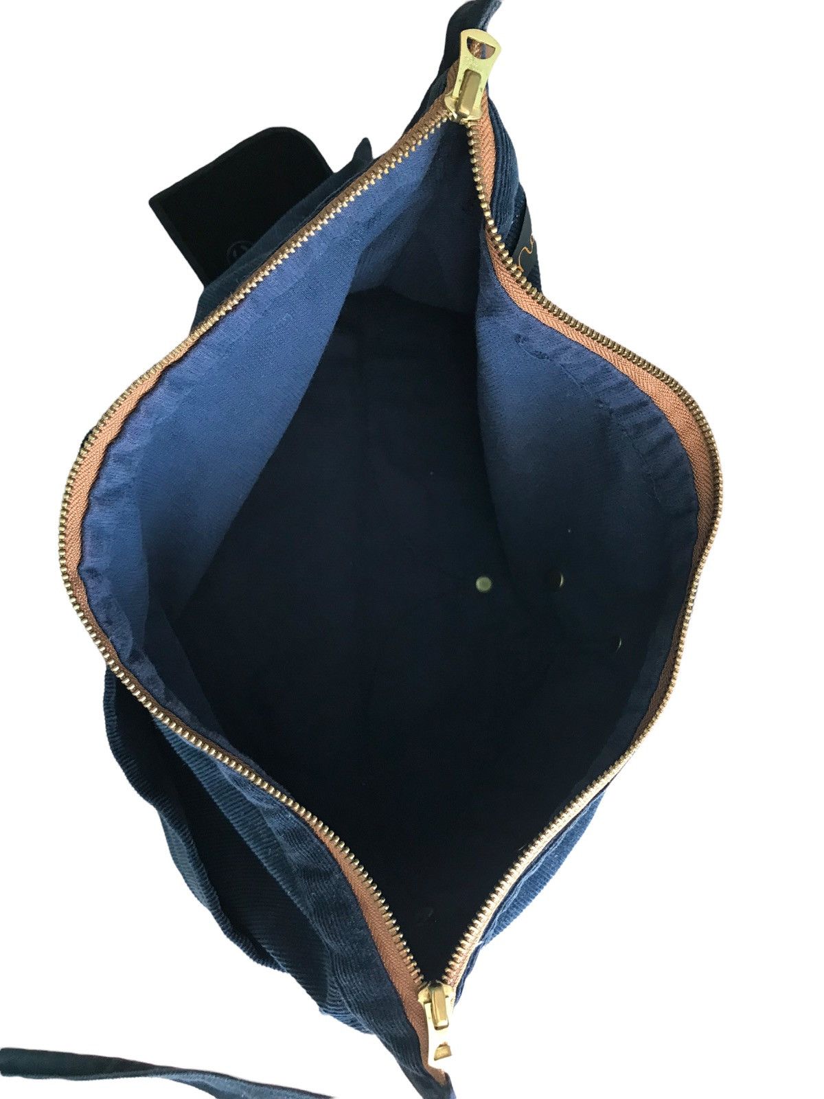 Japanese Brand Handmade Japan NAPRON RAY INC Corduroy Leather Lumber Bag Size ONE SIZE - 11 Thumbnail