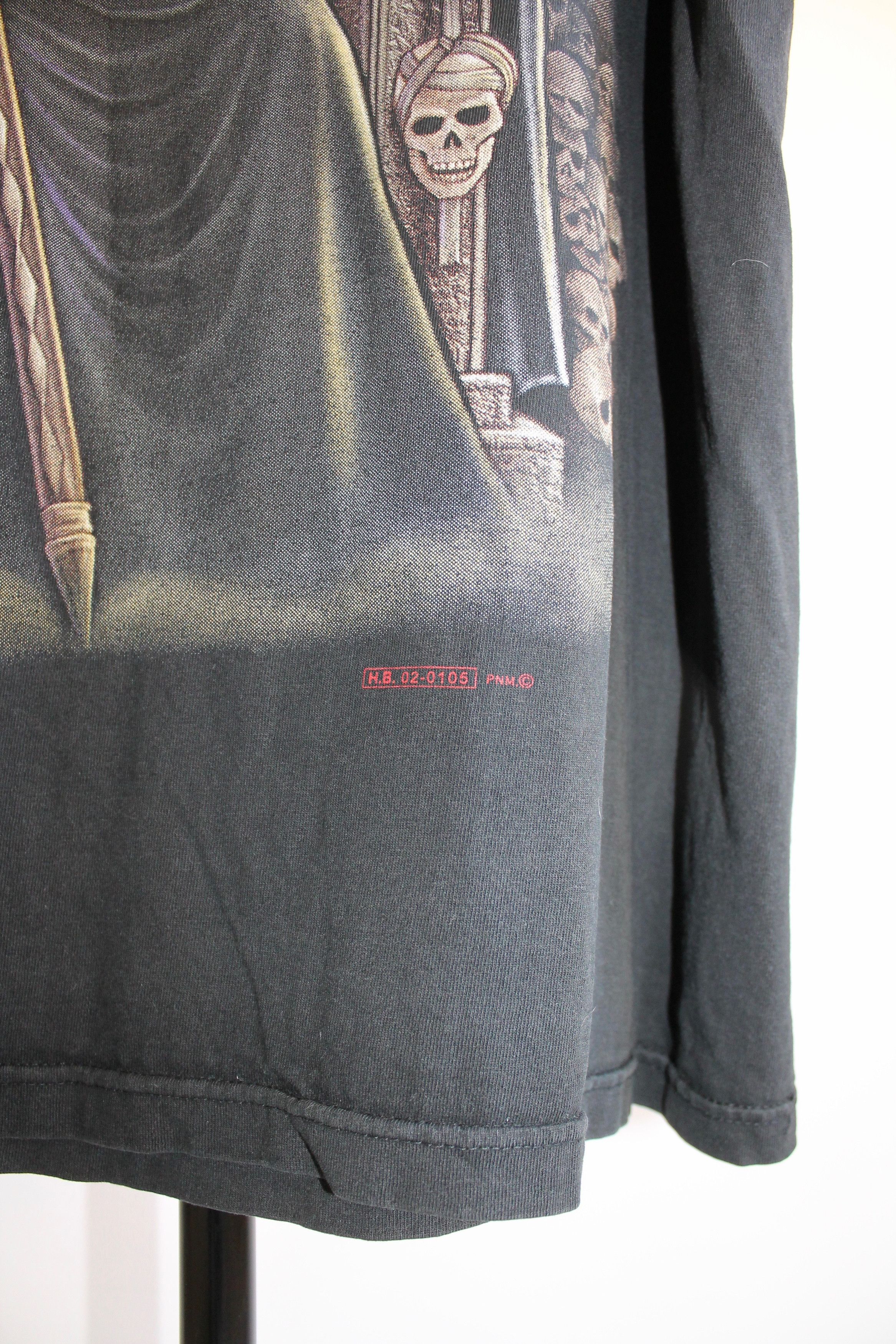 Vintage VINTAGE Rockvolutin Skulls t Shirt streetwear death Size US XL / EU 56 / 4 - 3 Thumbnail
