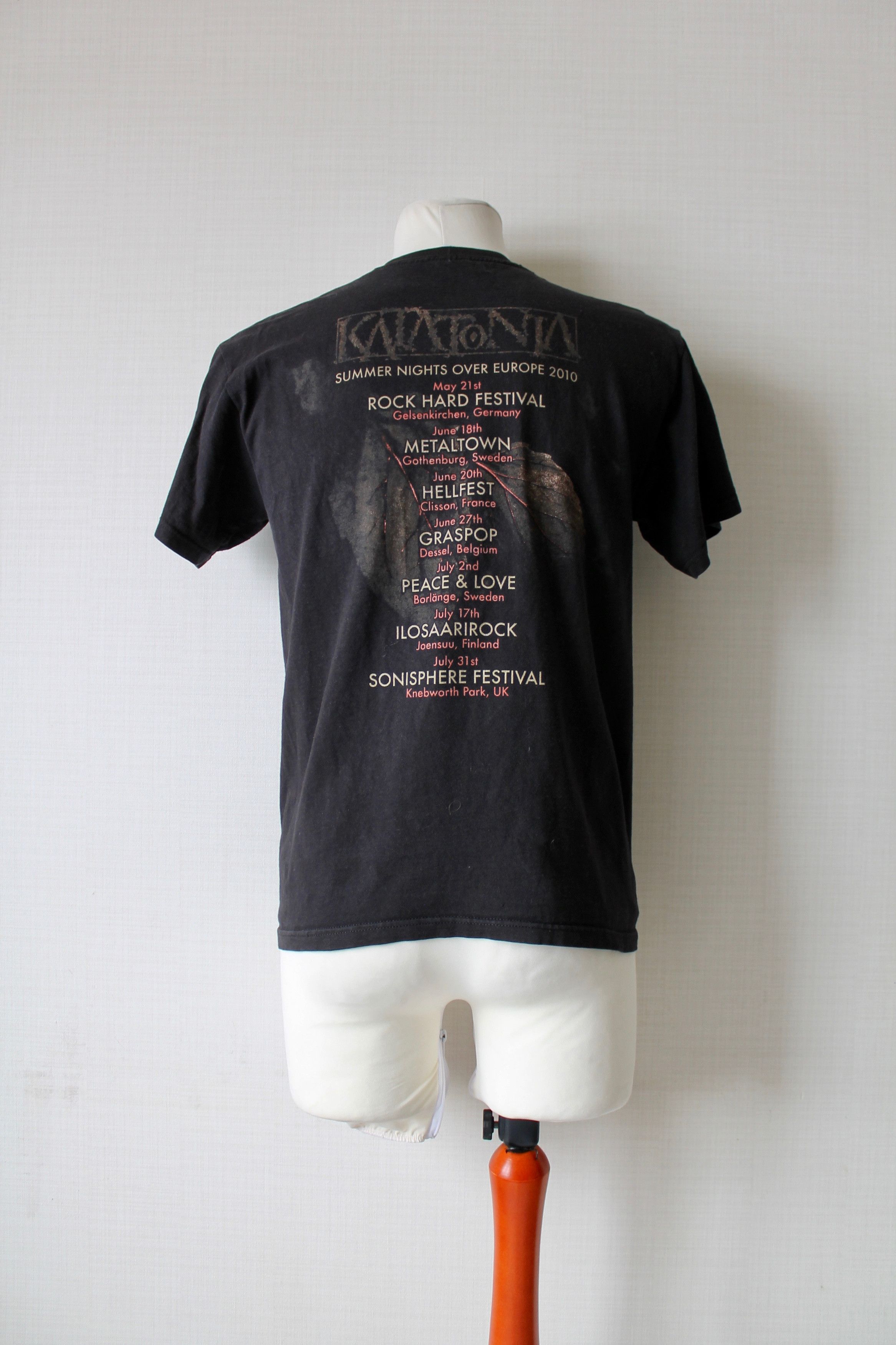 Band Tees 2010 KATATONIA tour tee METAL Band Shirt VINTAGE Size US M / EU 48-50 / 2 - 7 Thumbnail