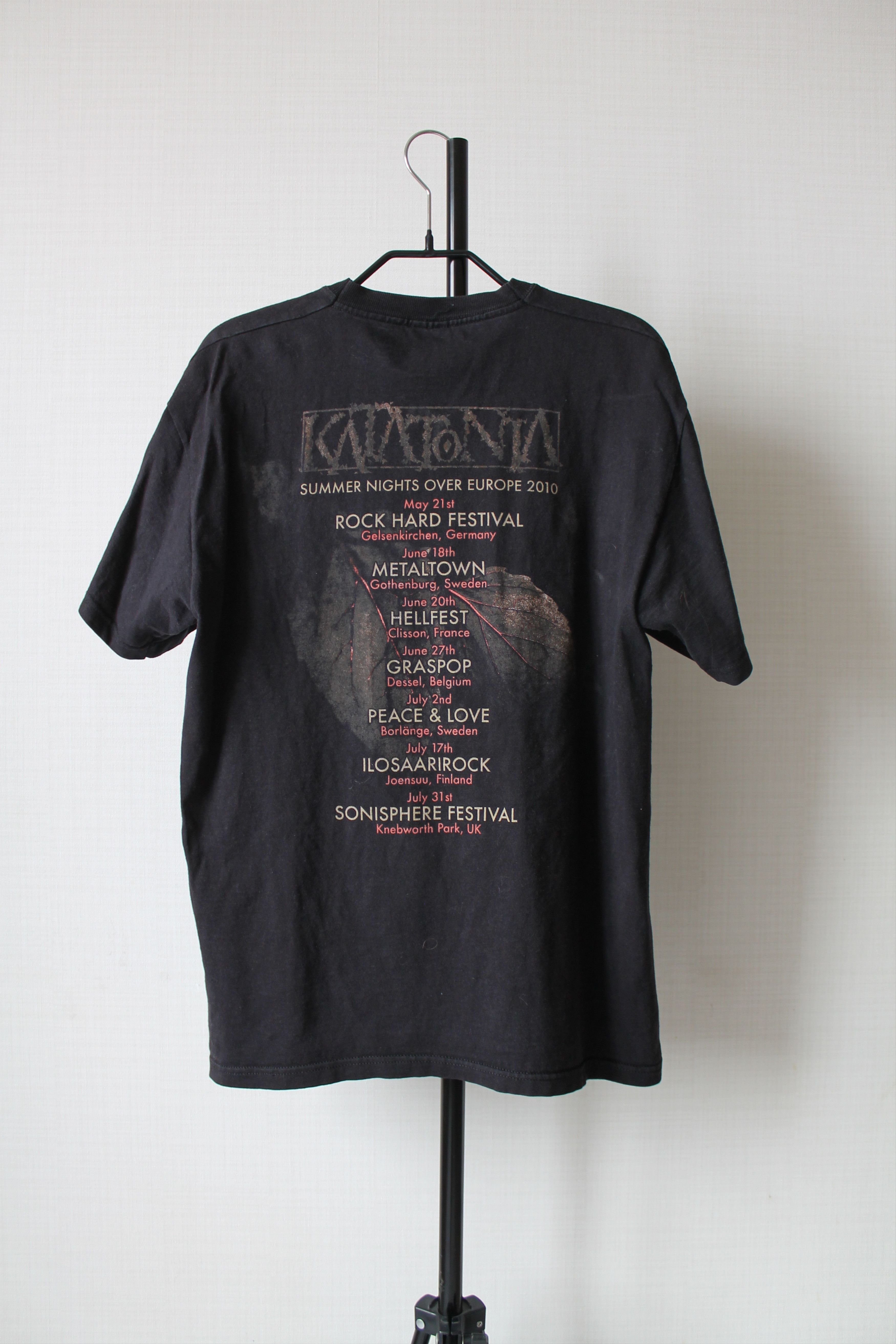 Band Tees 2010 KATATONIA tour tee METAL Band Shirt VINTAGE Size US M / EU 48-50 / 2 - 5 Thumbnail