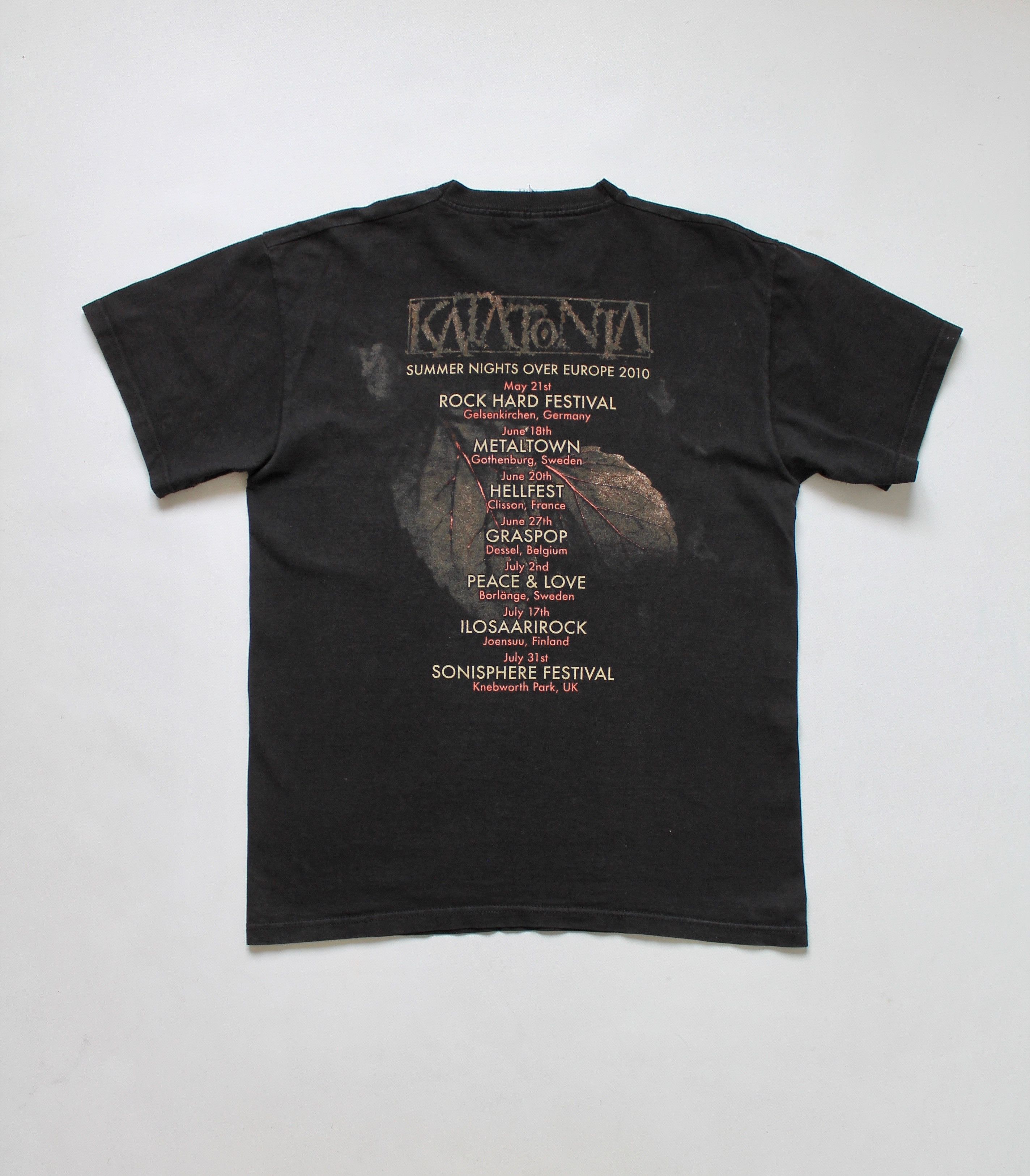 Band Tees 2010 KATATONIA tour tee METAL Band Shirt VINTAGE Size US M / EU 48-50 / 2 - 10 Thumbnail