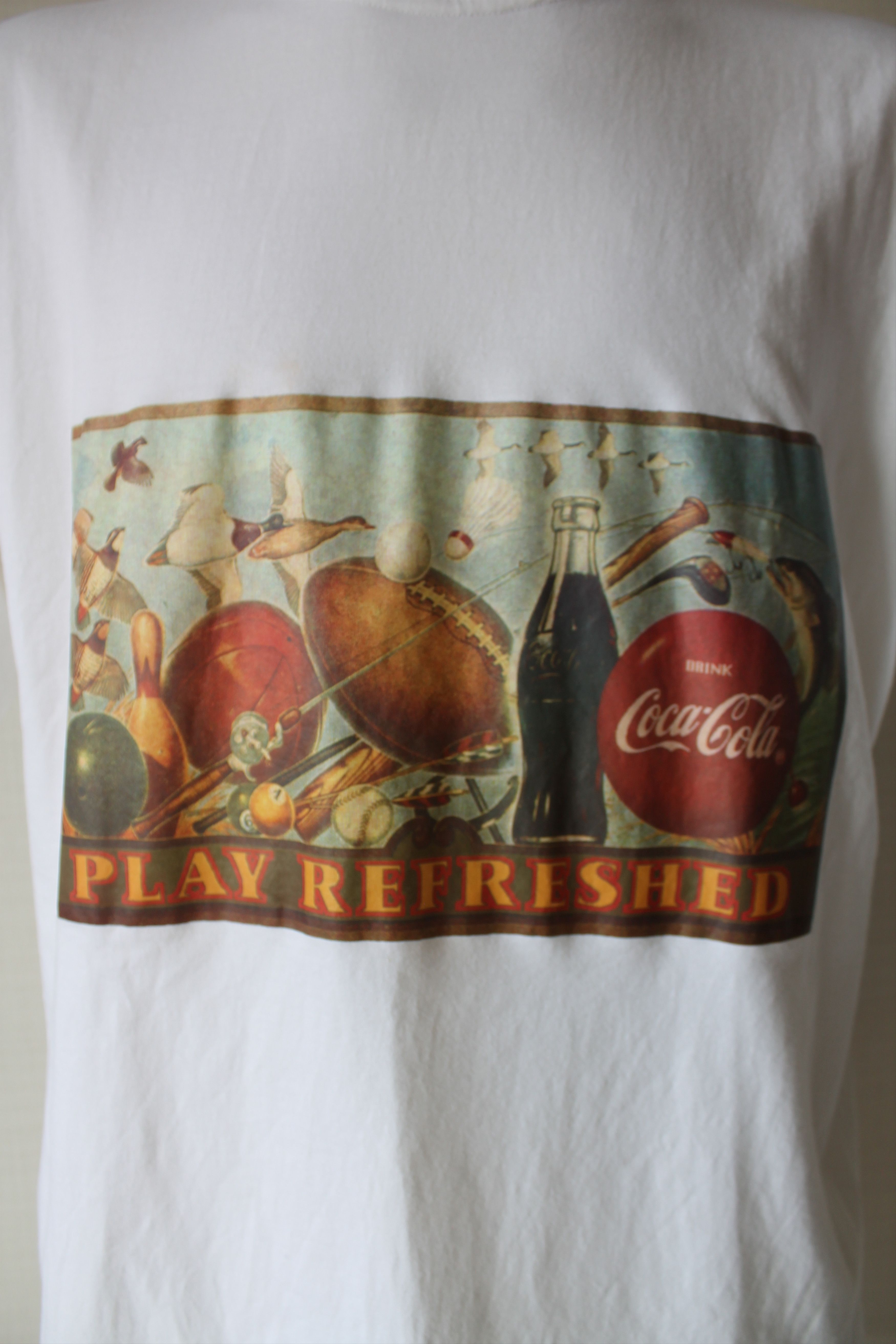 Coca Cola 1993 Coca Cola Vintage T Shirt Iconic Size US L / EU 52-54 / 3 - 2 Thumbnail