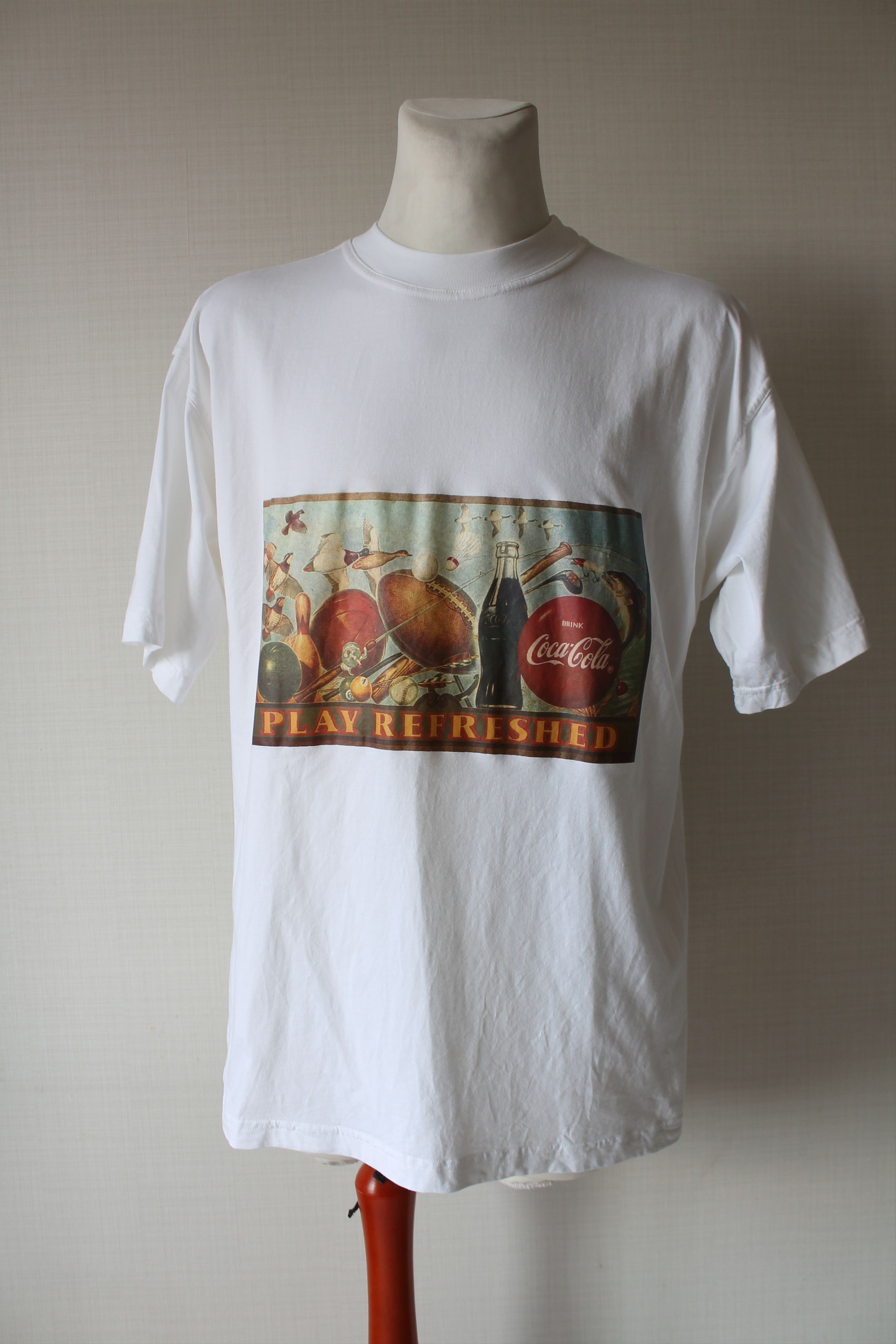 Coca Cola 1993 Coca Cola Vintage T Shirt Iconic Size US L / EU 52-54 / 3 - 1 Thumbnail