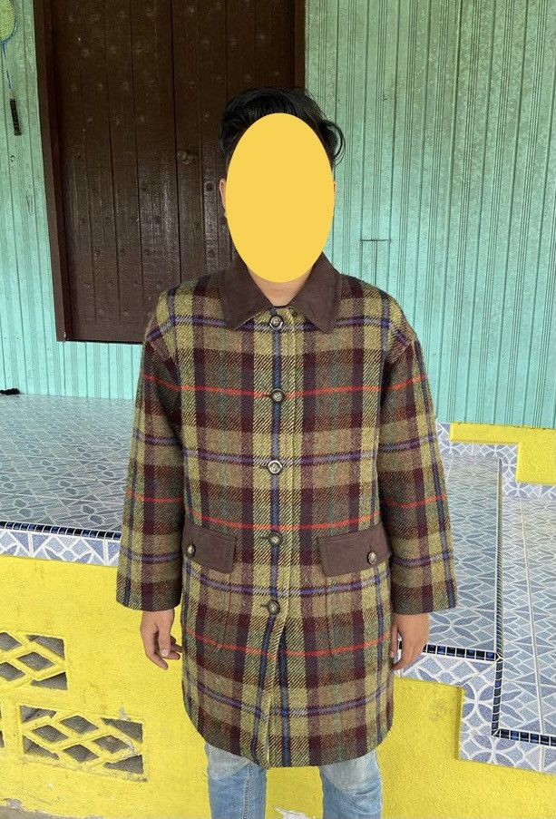 Designer × Givenchy × Vintage Vintage Givenchy Wool Checkered Jacket Size US M / EU 48-50 / 2 - 18 Thumbnail