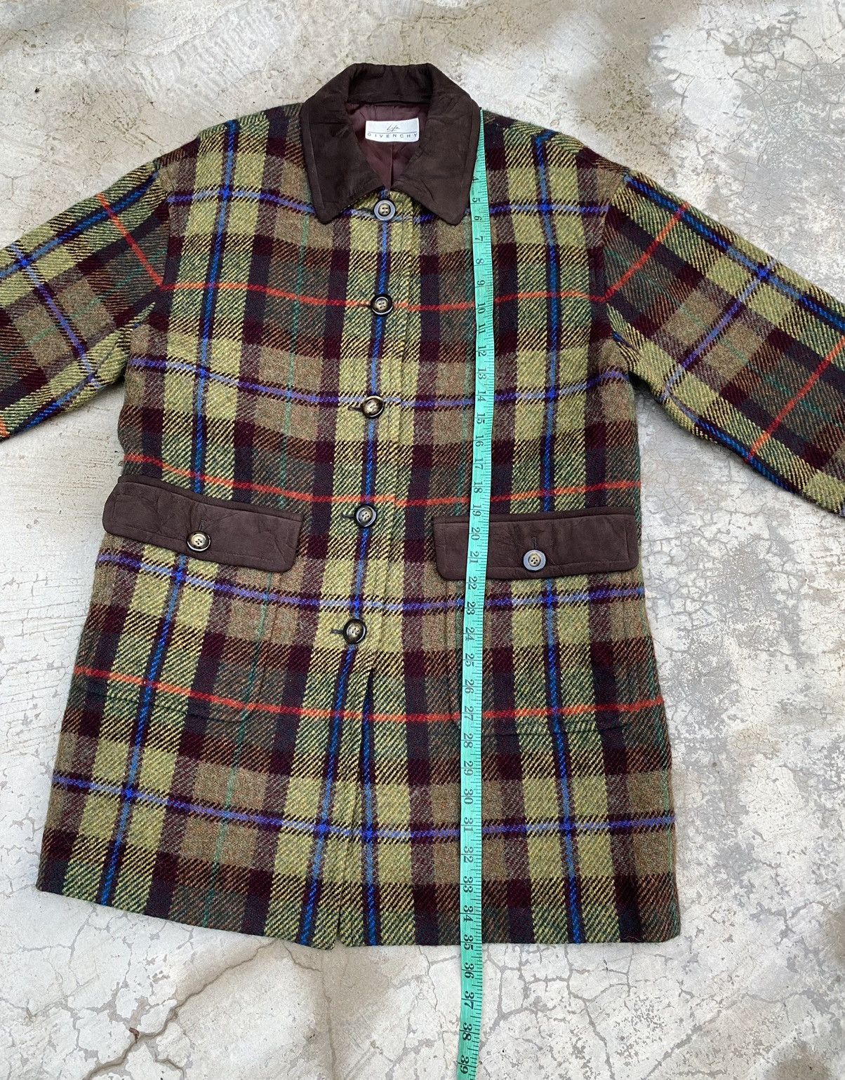 Designer × Givenchy × Vintage Vintage Givenchy Wool Checkered Jacket Size US M / EU 48-50 / 2 - 14 Thumbnail