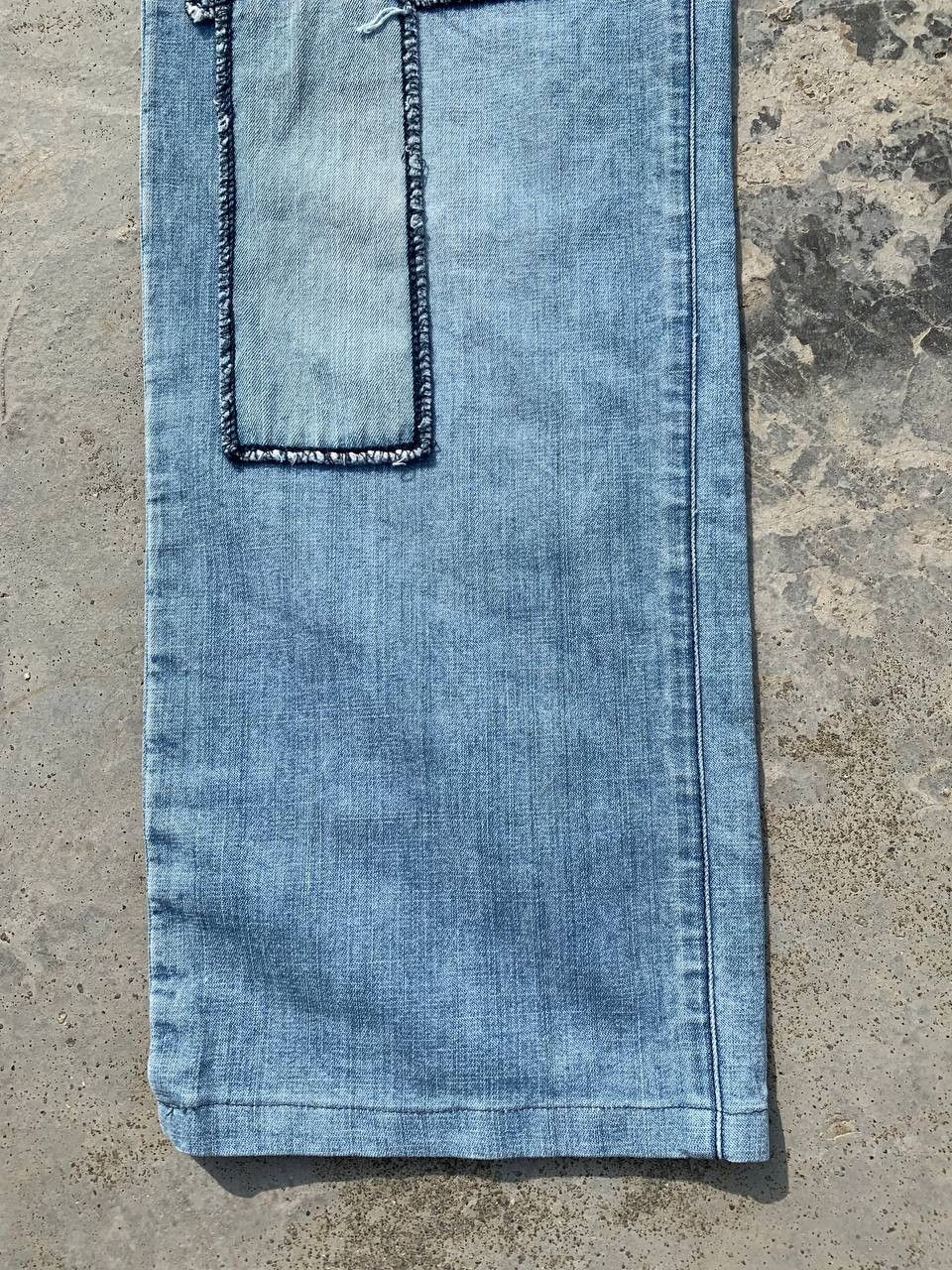 Japanese Brand Vintage Drug Store Patchwork Denim Pants Size US 28 / EU 44 - 10 Thumbnail