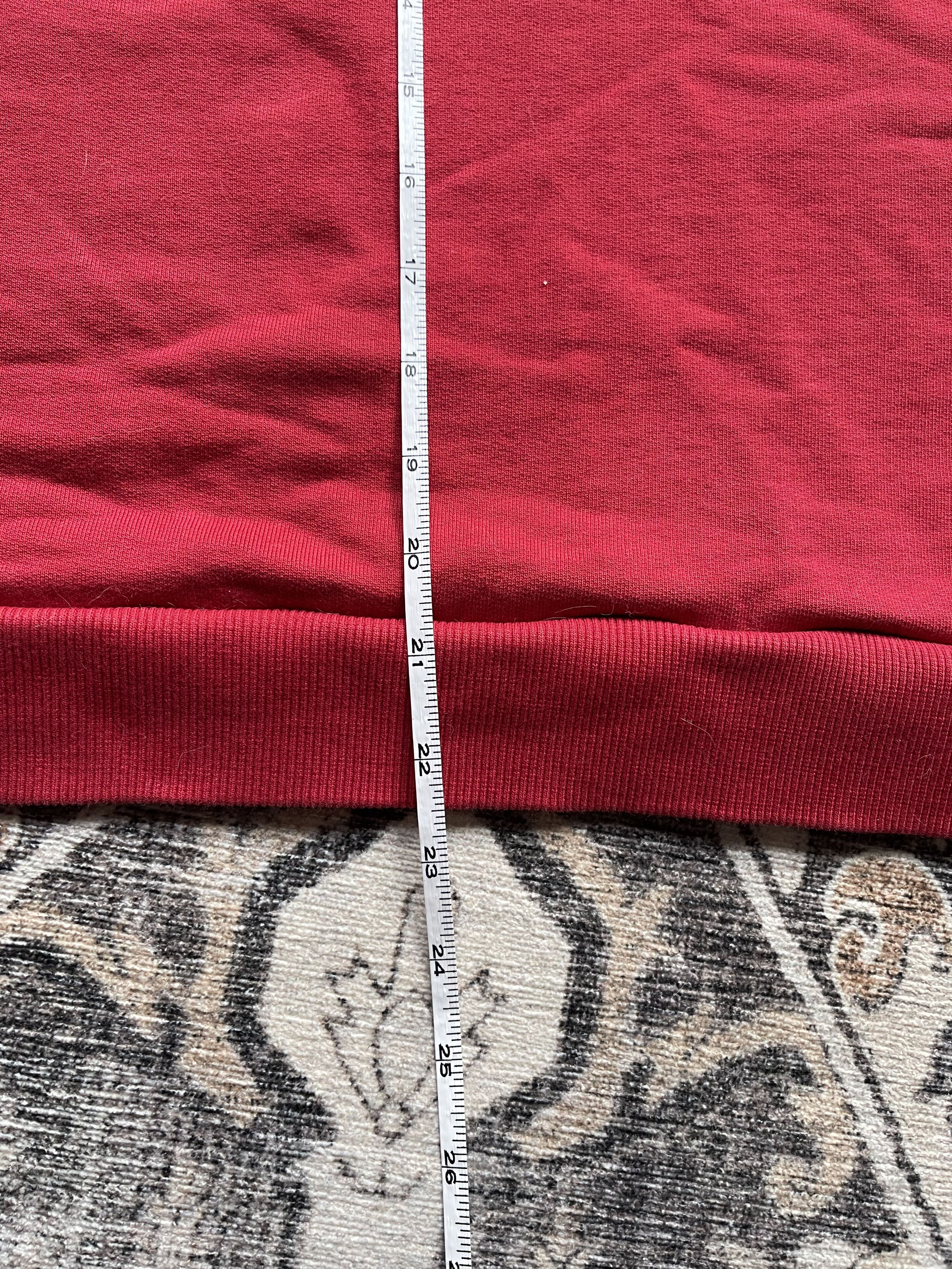 Sangiev Sangiev - Reversible Red Cropped Jumper/Sweatshirt Size US XL / EU 56 / 4 - 5 Thumbnail