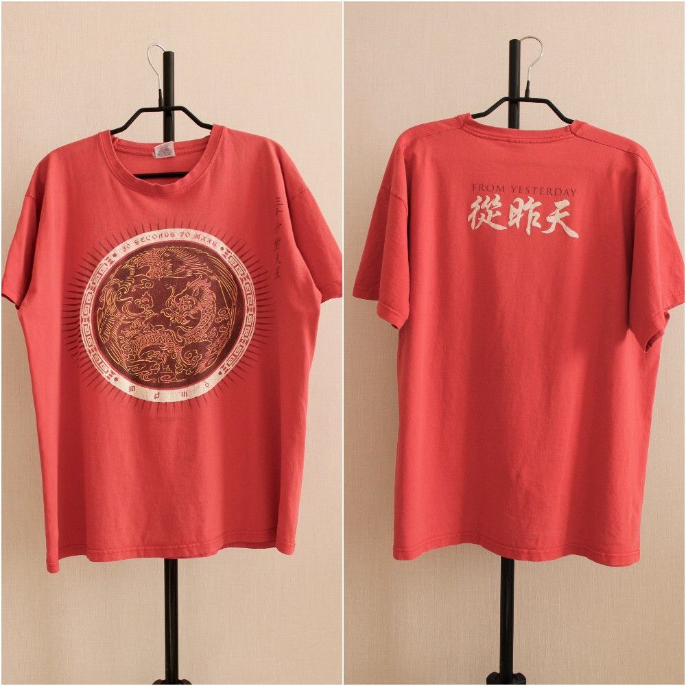 Band Tees 2006 RARE! 30 Thirty Seconds to Mars " From Yesterday" Size US L / EU 52-54 / 3 - 1 Thumbnail