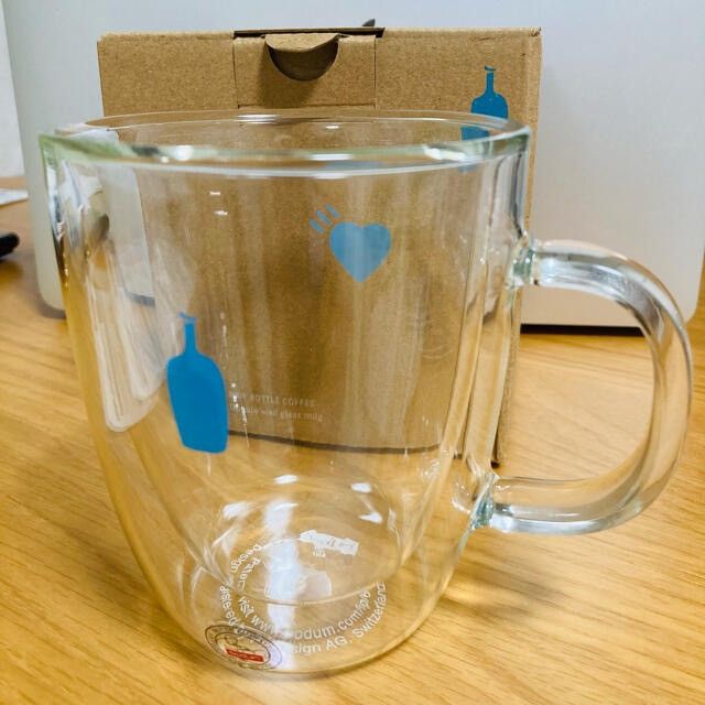 Human Made Human Made Blue Bottle Coffee Double Wall Glass Mug Size ONE SIZE - 2 Thumbnail
