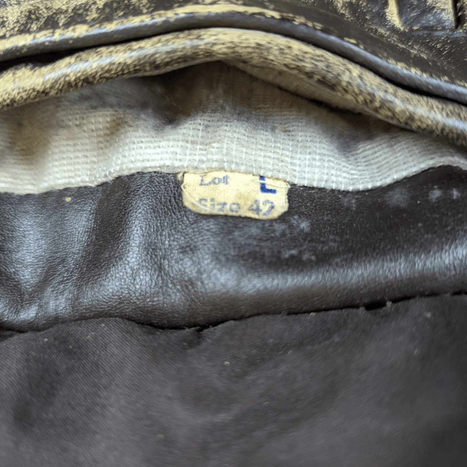 Vintage Vintage 30's DISTRESSED Leather Jacket Talon Zipper Size US L / EU 52-54 / 3 - 19 Thumbnail