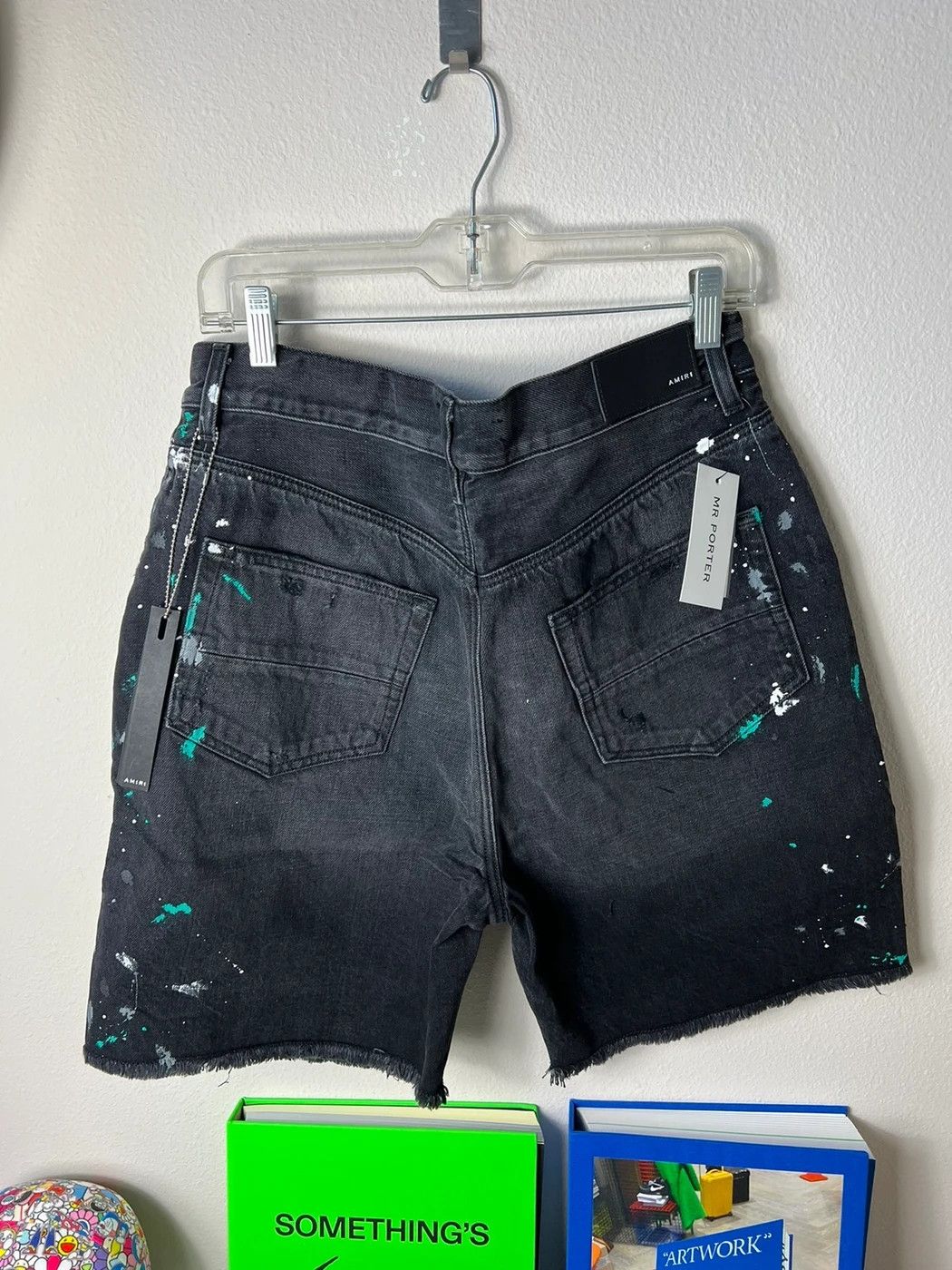 Amiri Amiri Paint Splatter Denim Shorts Size US 32 / EU 48 - 4 Thumbnail
