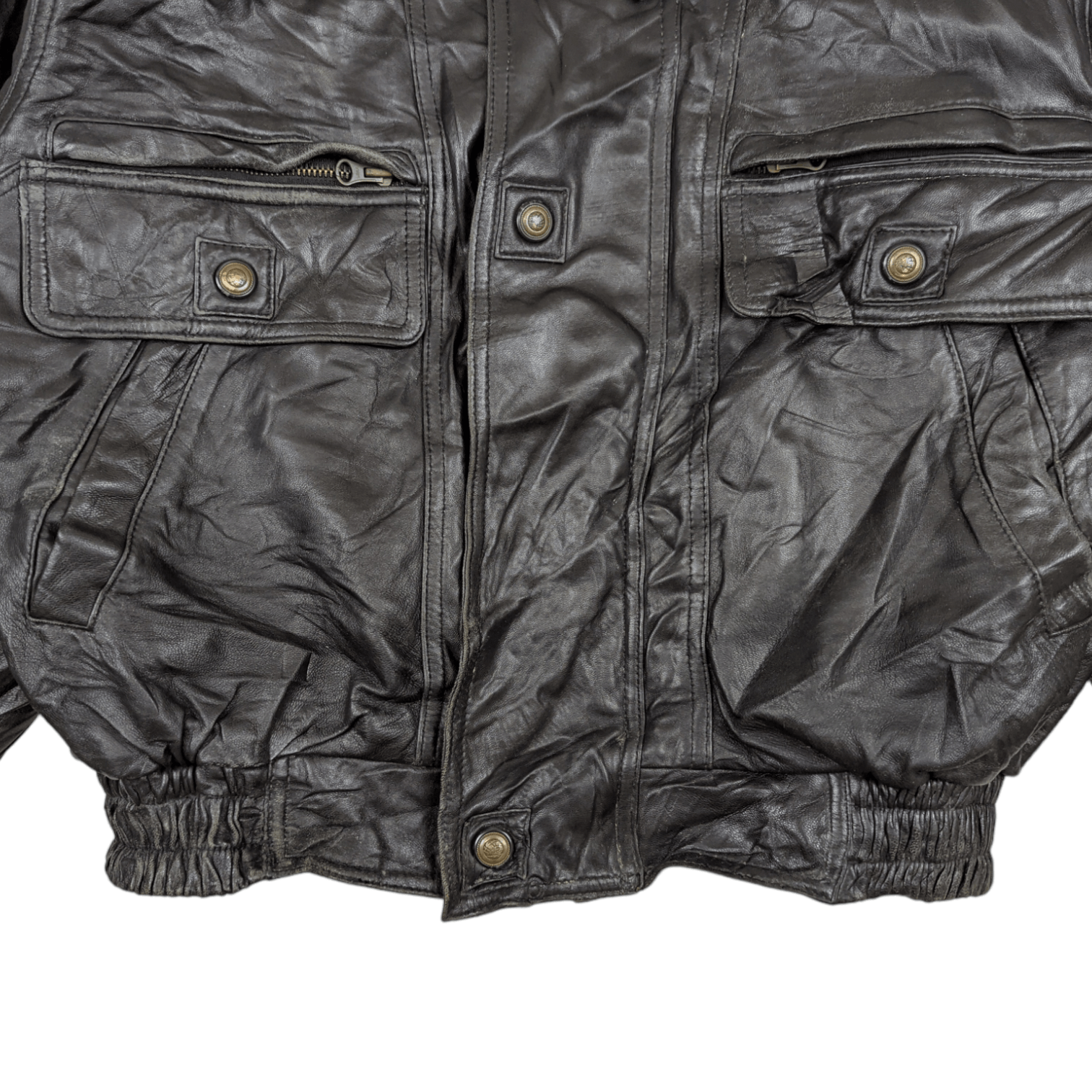 Japanese Brand Vintage JAPAN Handmade Leather Jacket Italian Leather Size US M / EU 48-50 / 2 - 6 Thumbnail
