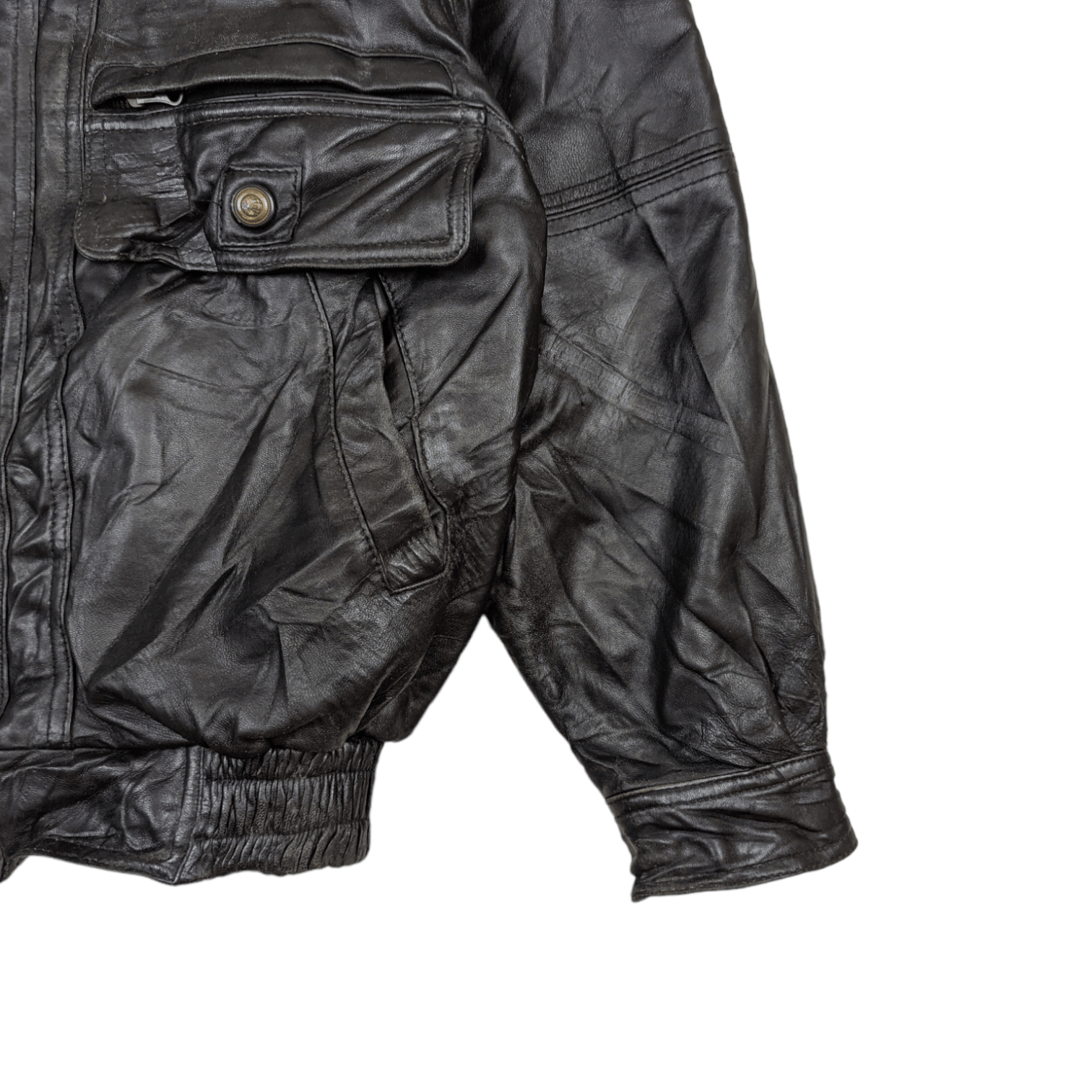 Japanese Brand Vintage JAPAN Handmade Leather Jacket Italian Leather Size US M / EU 48-50 / 2 - 7 Thumbnail