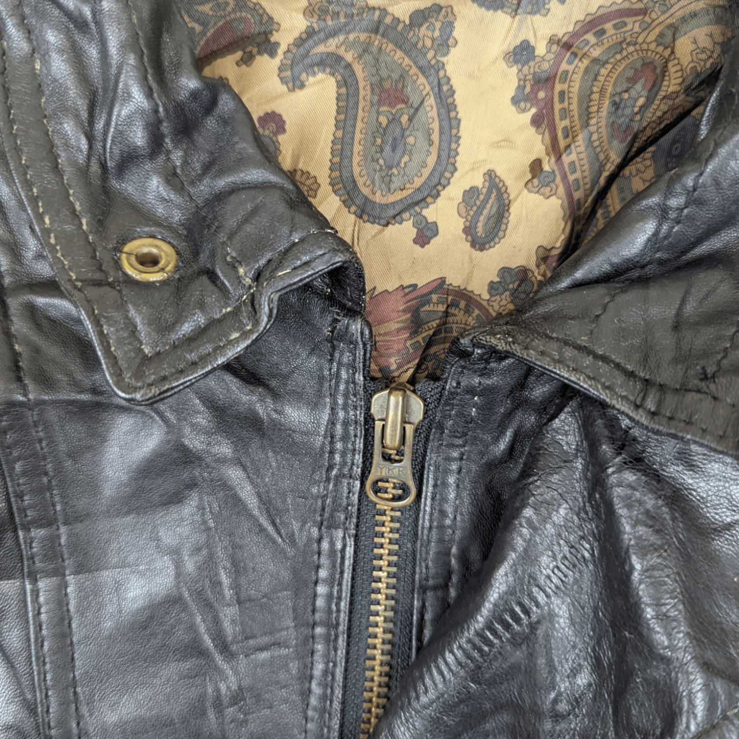Japanese Brand Vintage JAPAN Handmade Leather Jacket Italian Leather Size US M / EU 48-50 / 2 - 10 Thumbnail