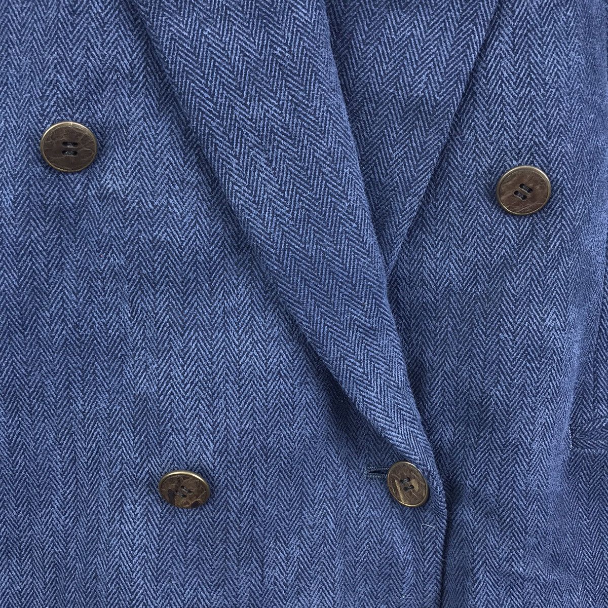 Lancel Vintage LANCEL PARIS France Designer Blue Plain Blazer Size US L / EU 52-54 / 3 - 3 Thumbnail